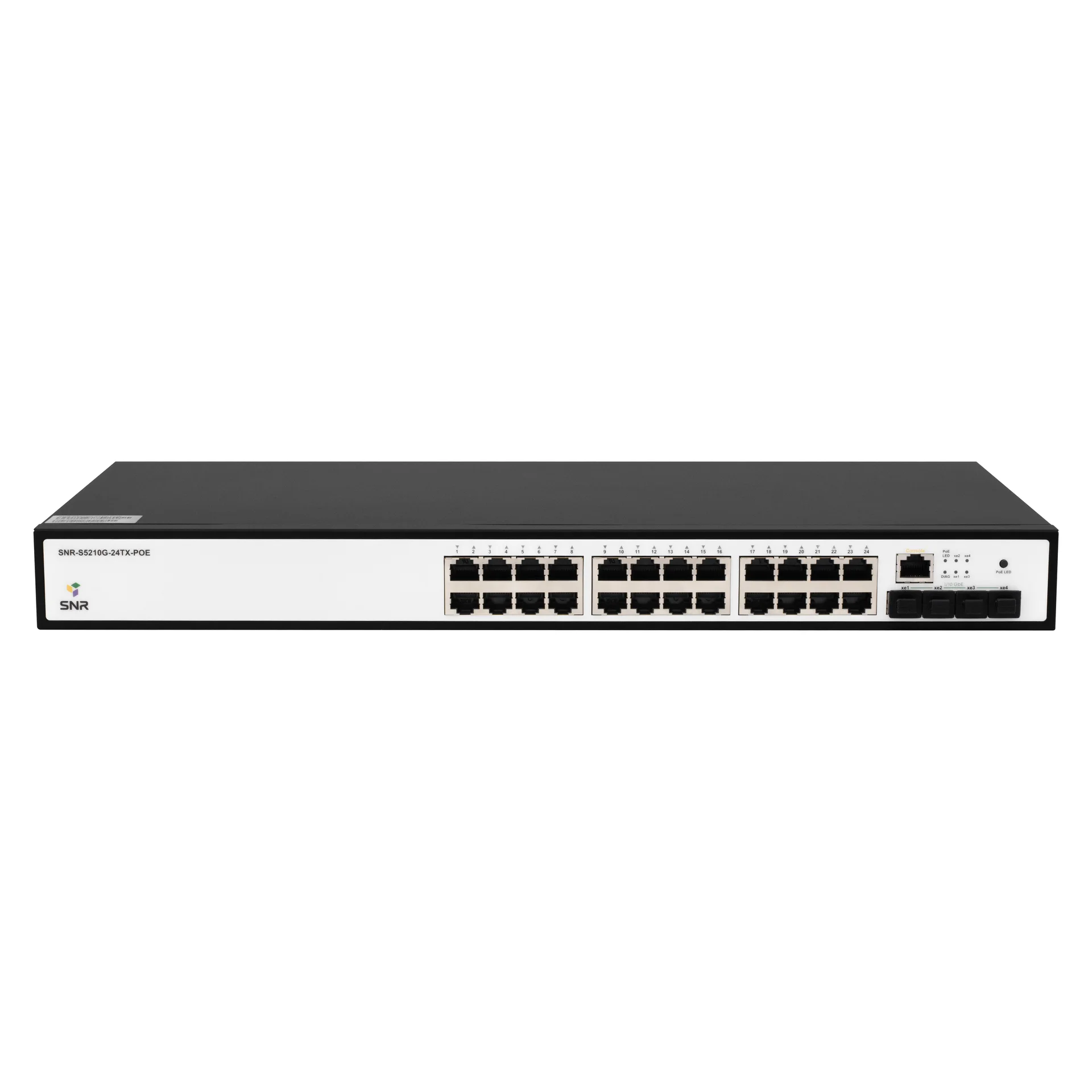 Управляемый PoE коммутатор уровня 2+ SNR-S5210G-24TX-POE