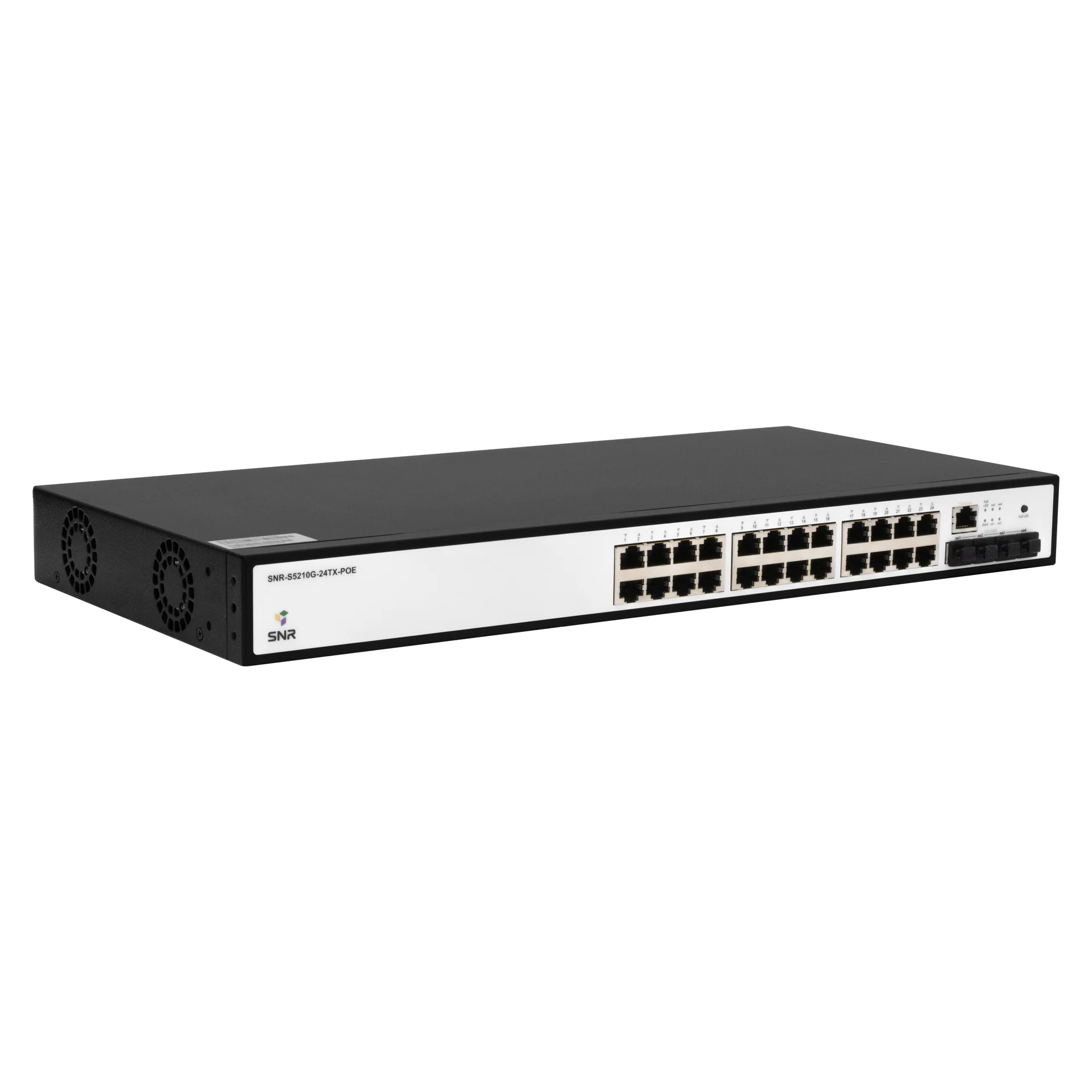 Управляемый PoE коммутатор уровня 2+ SNR-S5210G-24TX-POE