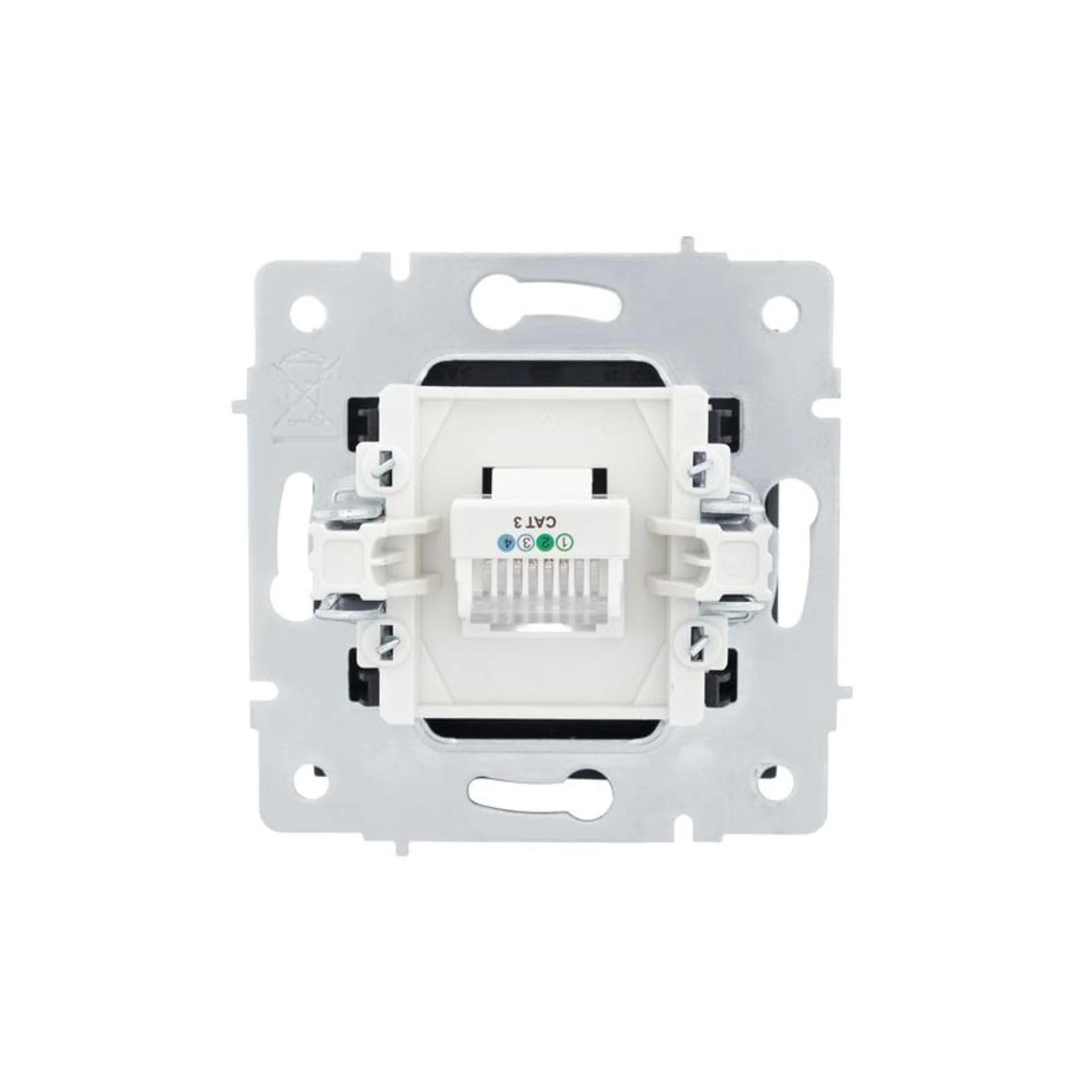 Розетка телефонная СП Vesna евро стандарт механизм черн. бархат LEZARD 742-4288-137