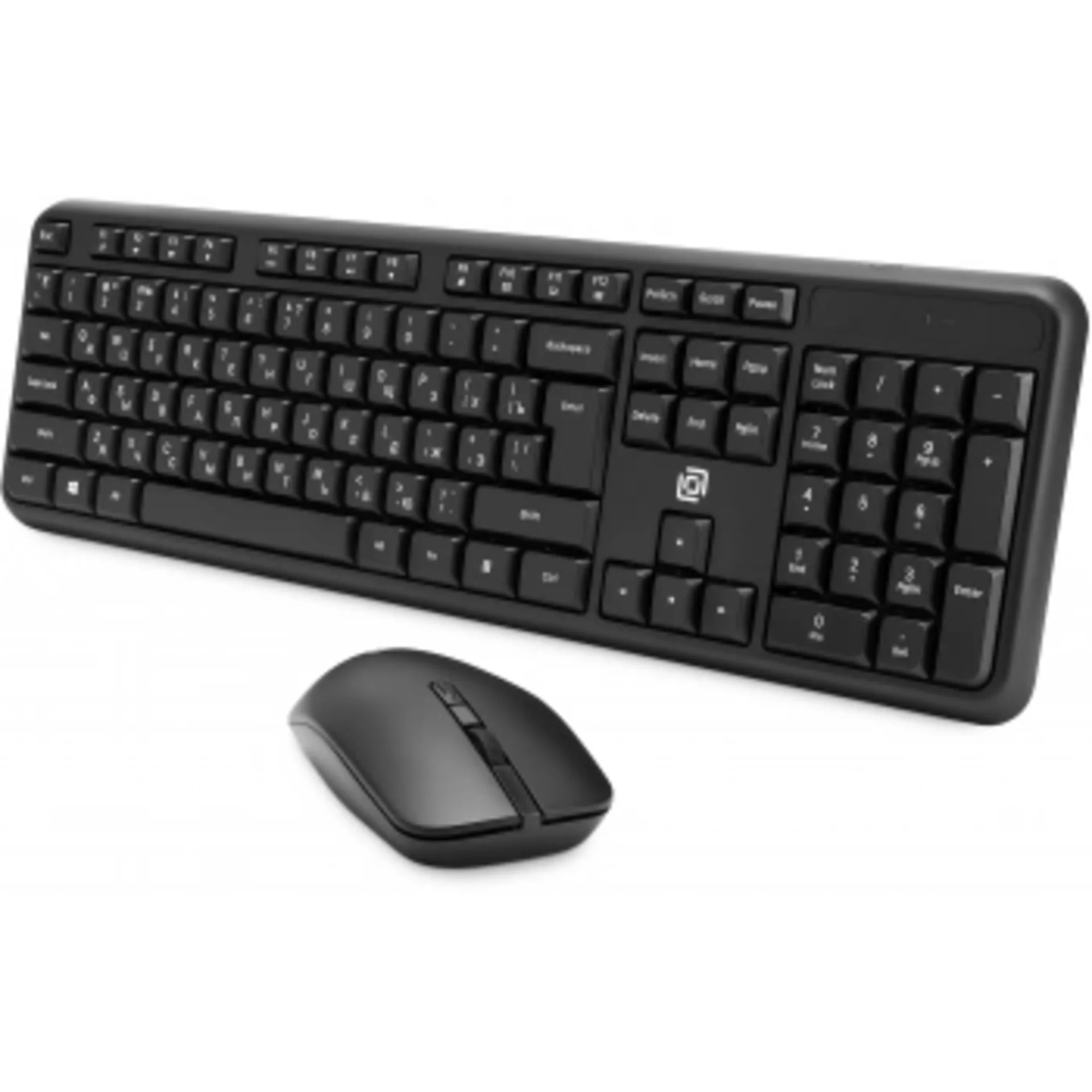 Клавиатура + мышь Оклик S277W клав:черный мышь:черный USB беспроводная Multimedia (2066172)