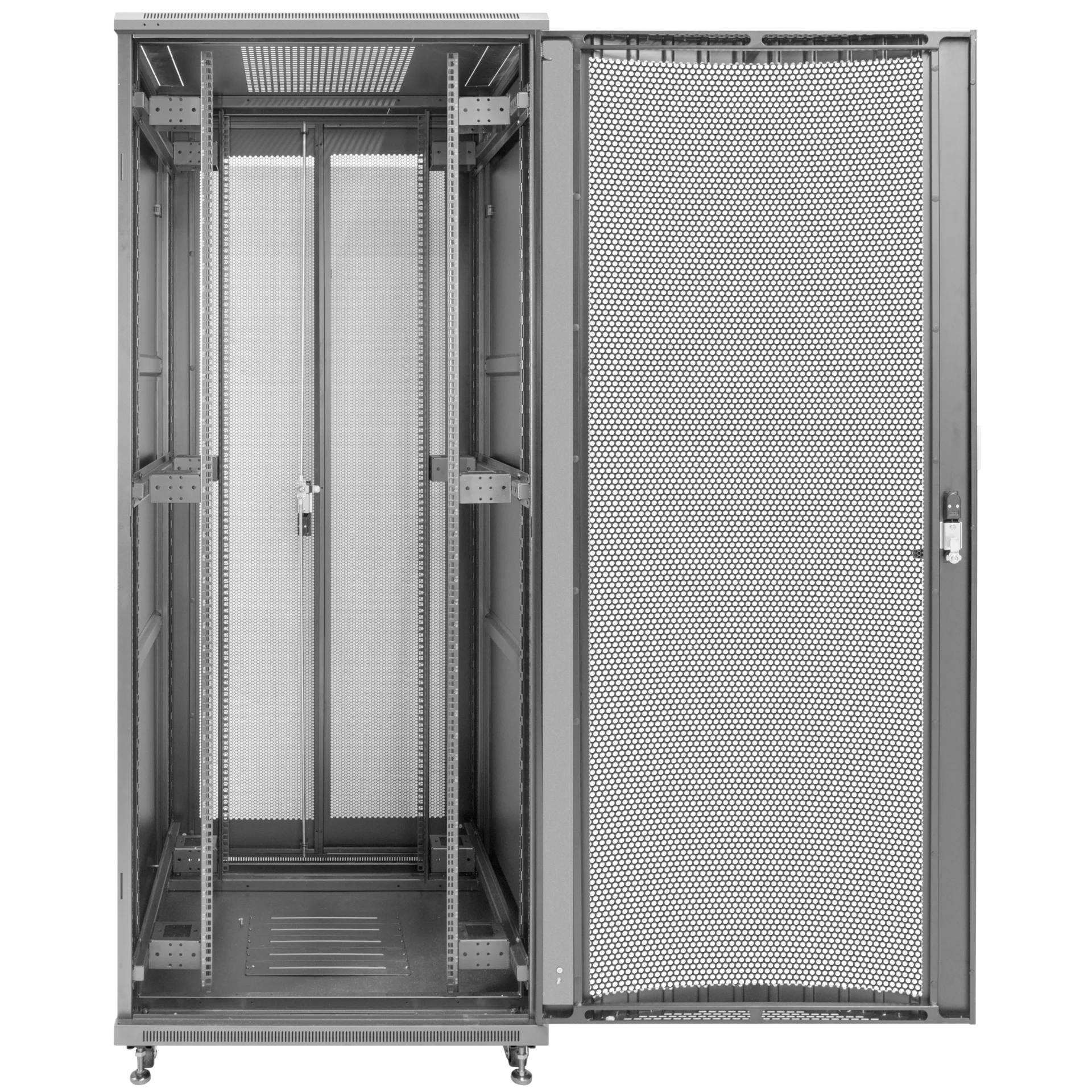Шкаф телекоммуникационный напольный 42U 800x1000мм, серия TFC (SNR-TFC-428010-CPDP-B)