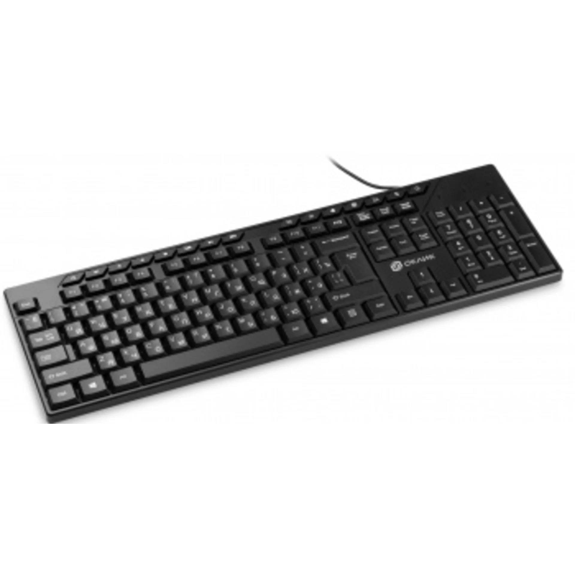 Клавиатура Оклик 125M черный USB Multimedia (1678108)