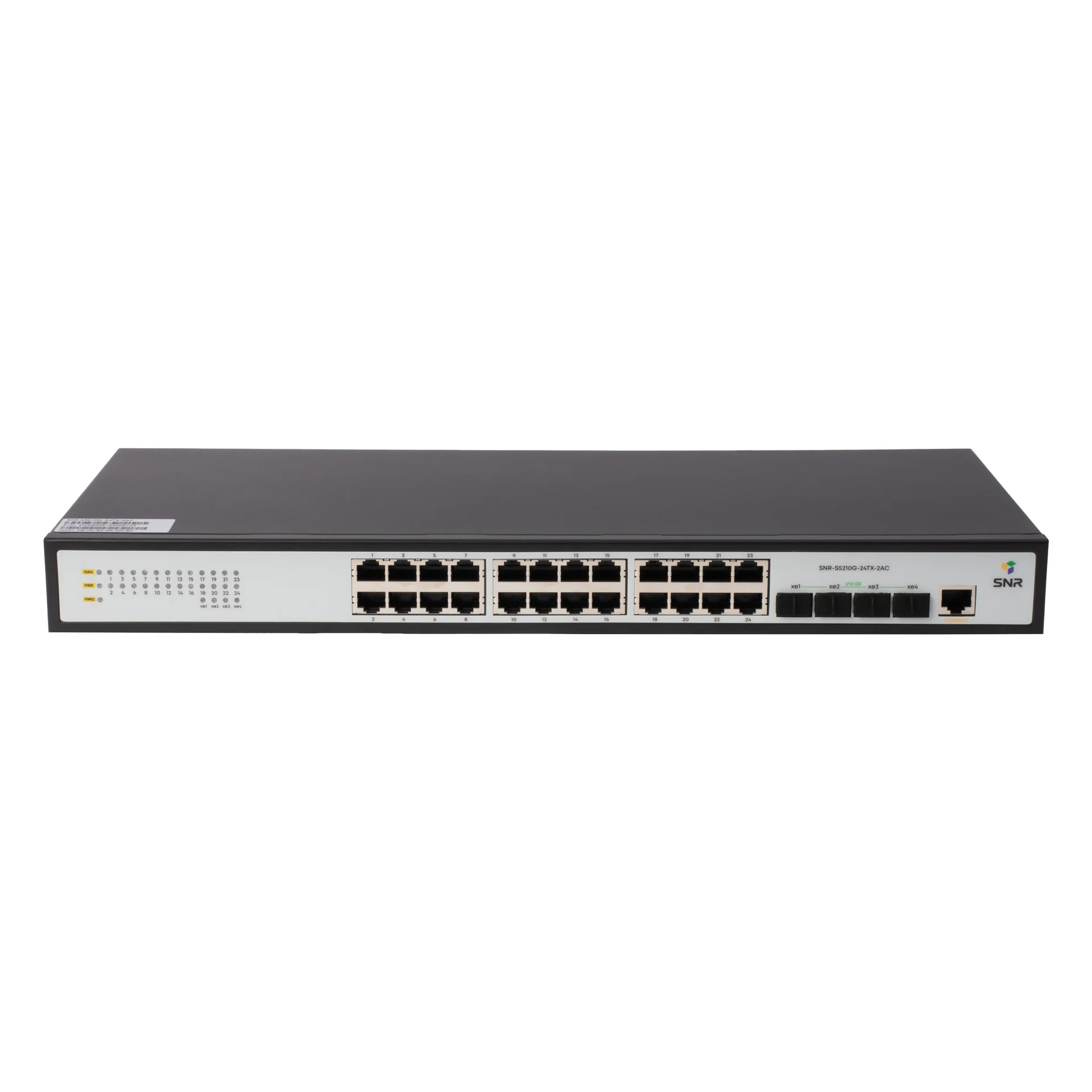 Управляемый коммутатор уровня 2+ SNR-S5210G-24TX-2AC