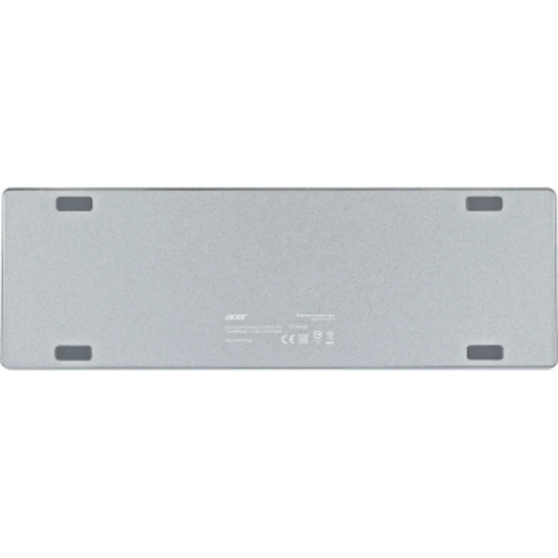 Клавиатура Acer OKW302 механическая серебристый USB for gamer LED (ZL.KBDCC.01C)
