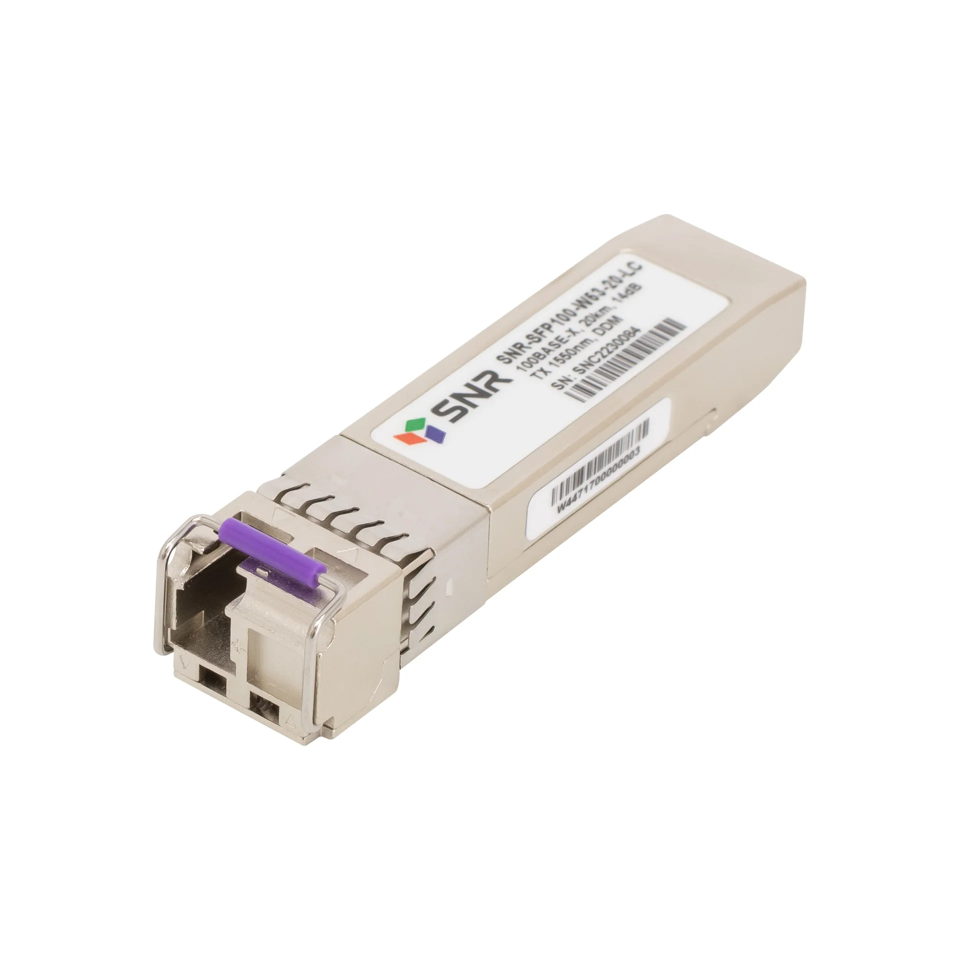 Модуль SFP WDM, дальность до 20км (14dB), 1550нм, 100Mb (LC)