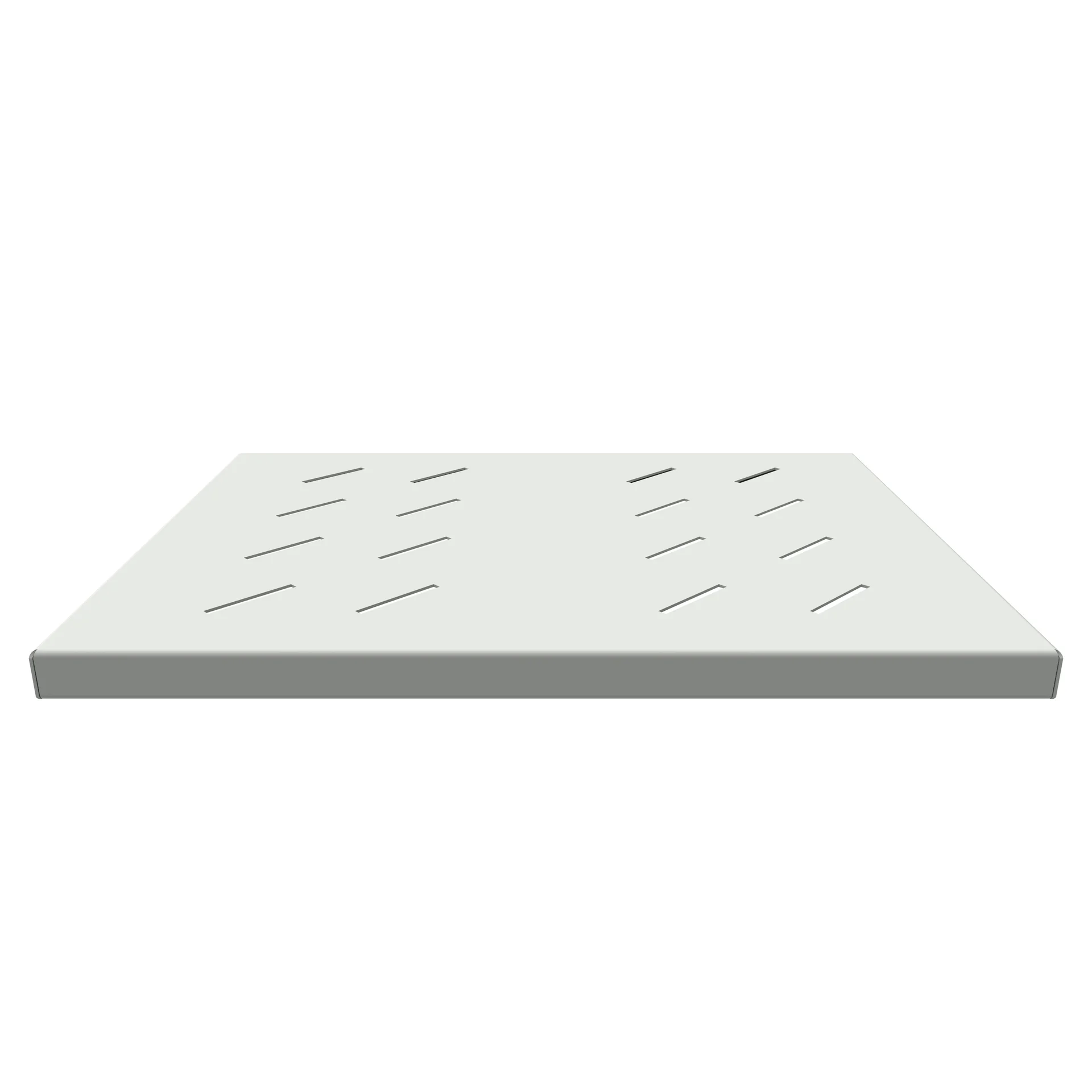 Полка стационарная усиленная для шкафов глубиной 600мм, (глубина полки 350мм) распределенная нагрузка 120кг, цвет-cерый (SNR-SHELF-06035-120G)