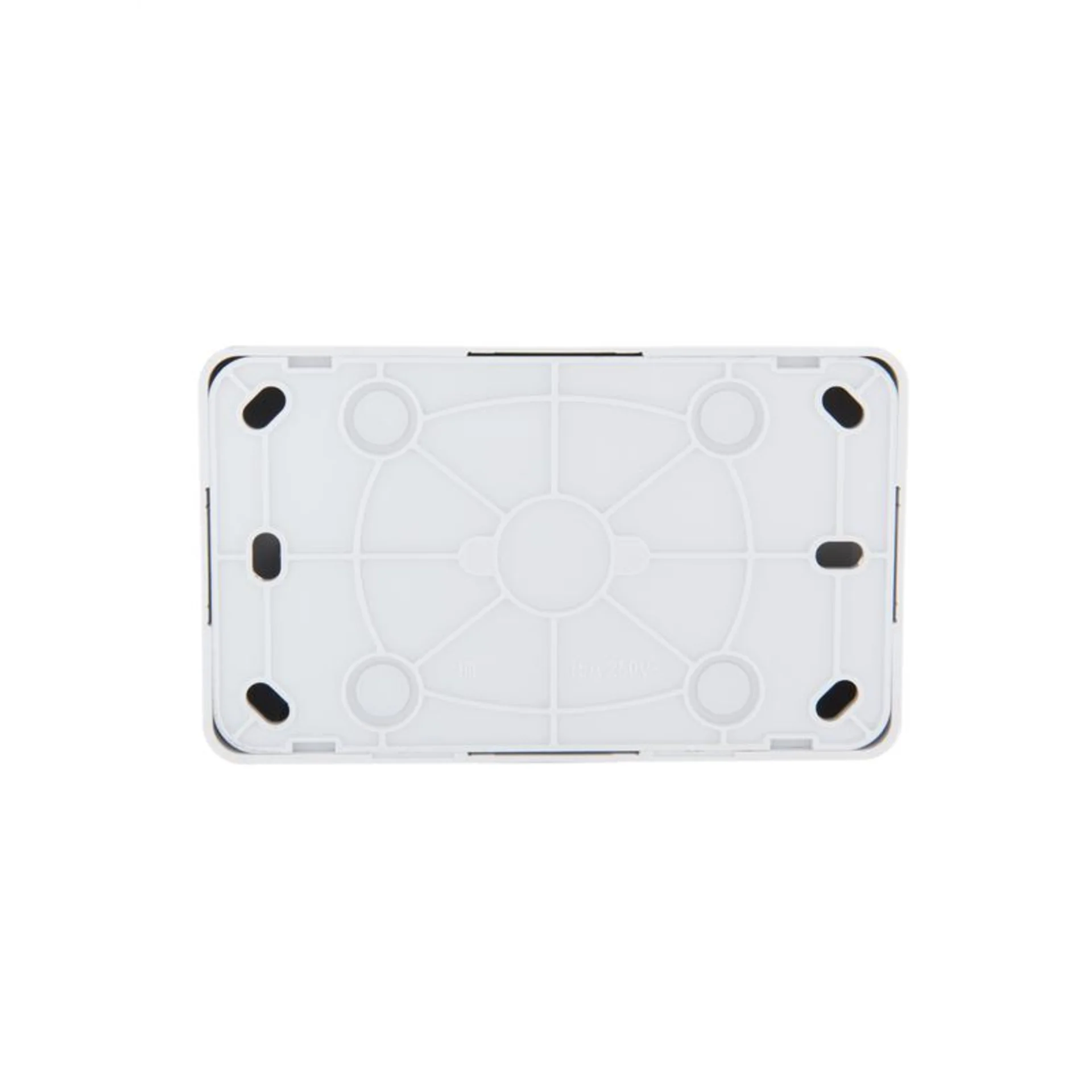 Розетка 2-м ОП Viola с заземл. бел. LEZARD 751-0200-127