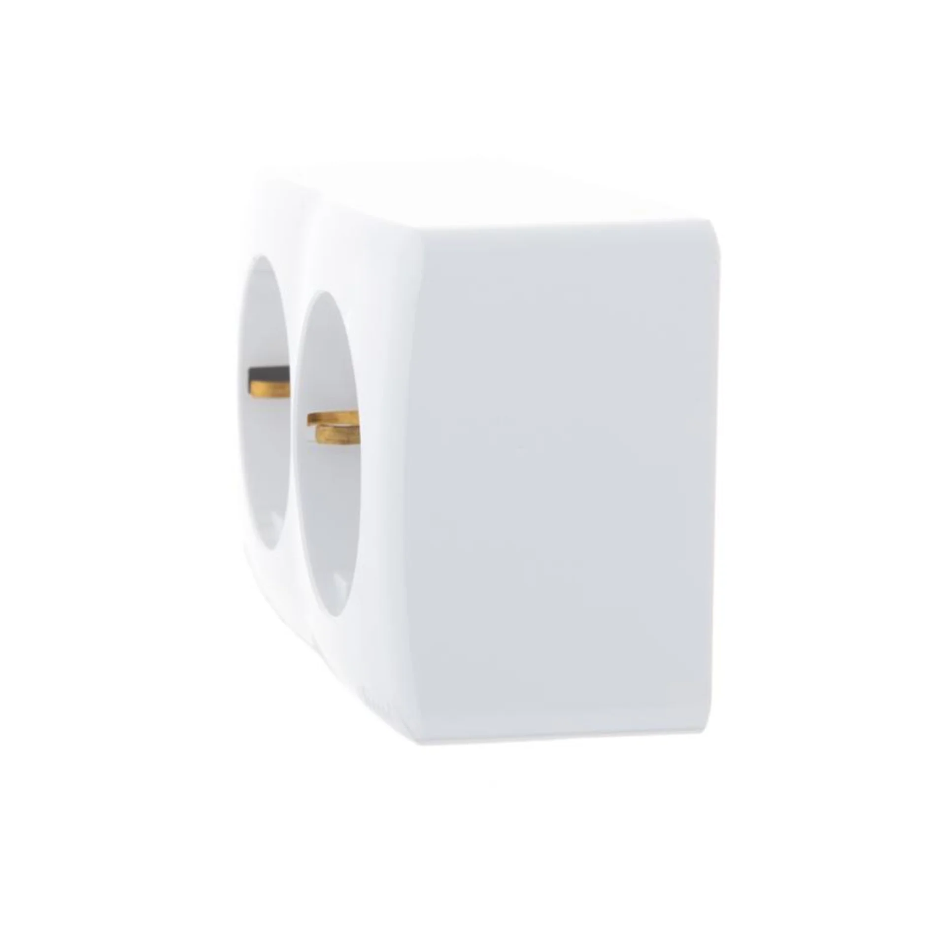 Розетка 2-м ОП Viola с заземл. бел. LEZARD 751-0200-127