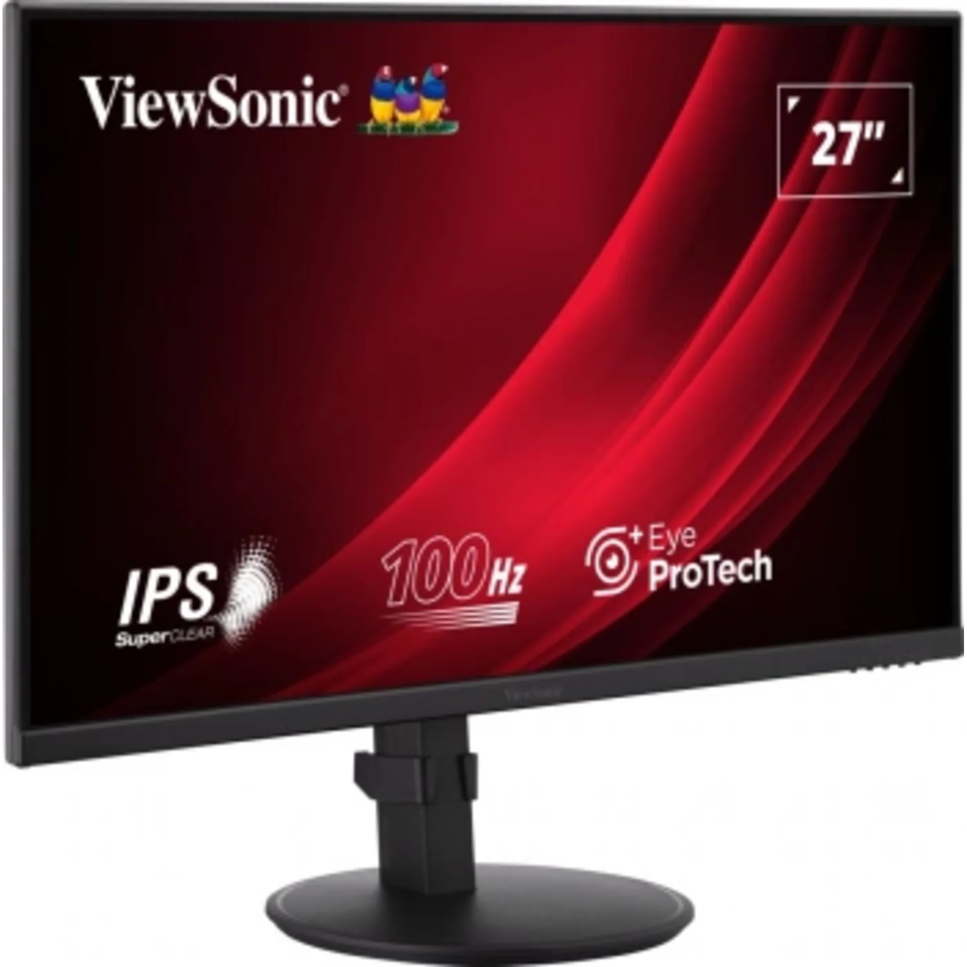 Монитор ViewSonic 27" VA2708-HDJ черный IPS LED 16:9 HDMI матовая HAS Piv 250cd 178гр/178гр 1920x108