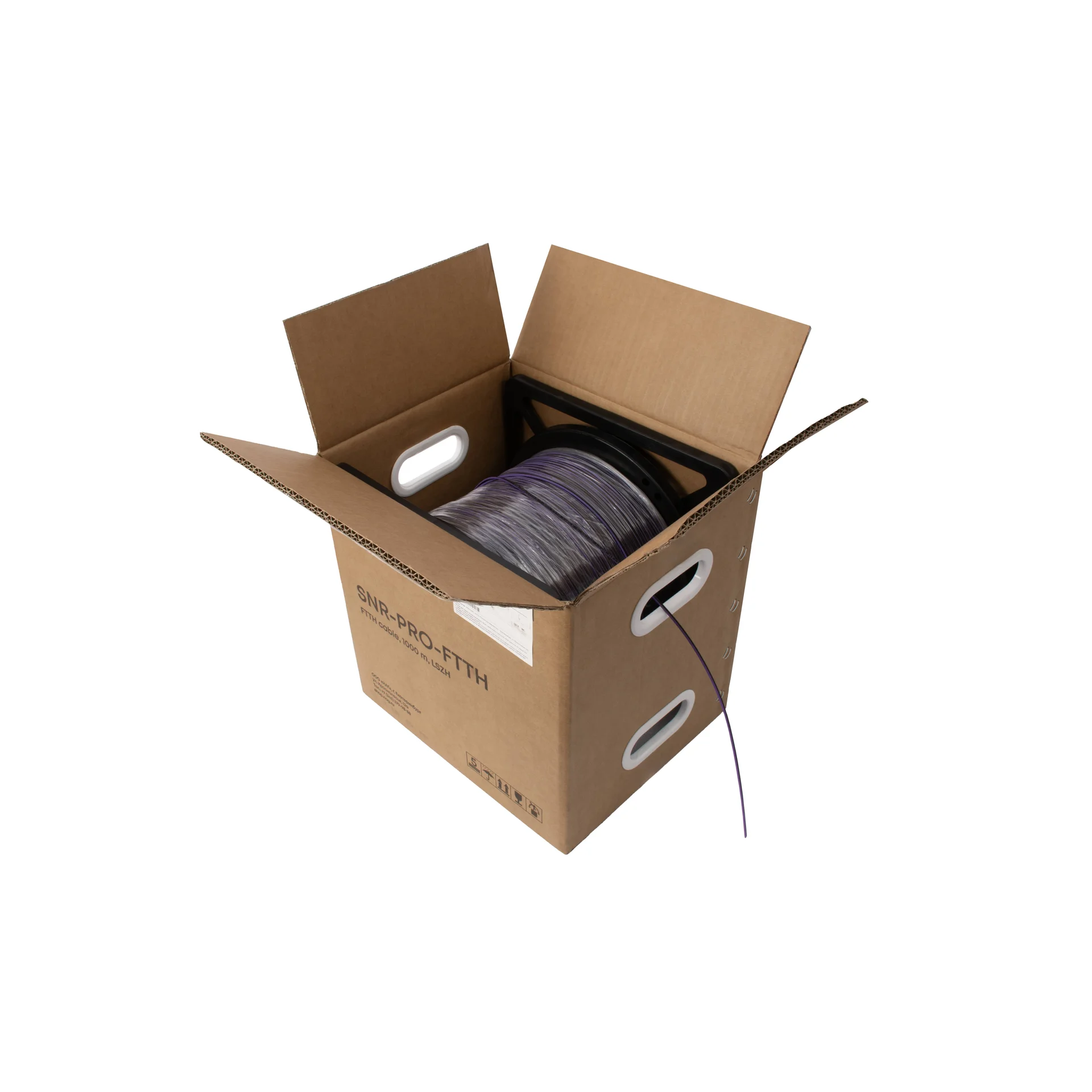 Кабель оптический SNR PRO FTTH, 1 волокно, черный