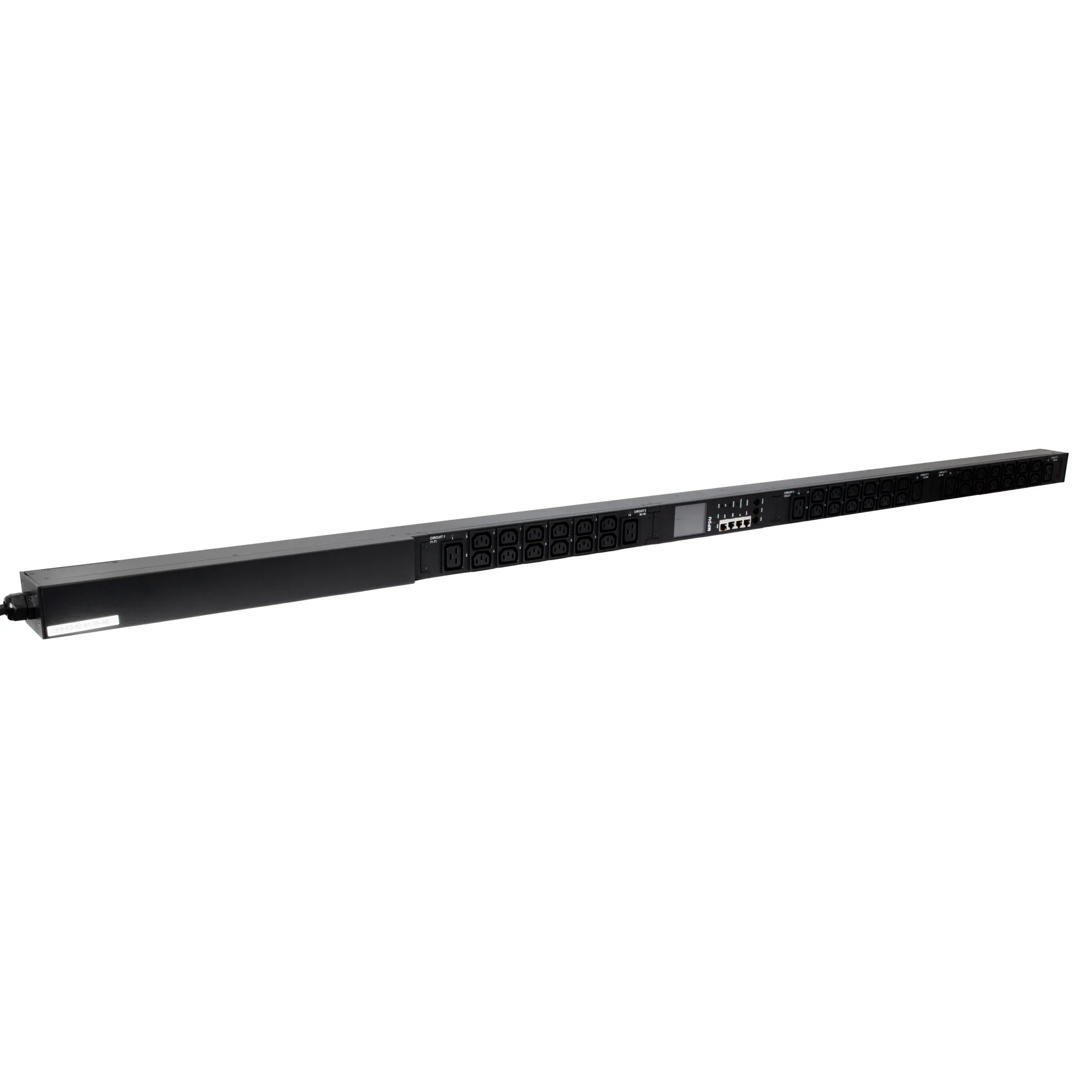 Блок розеток с функциями измерения и управления каждой розеткой серия STD, 36xC13, 6xC19, вход IEC60309 3x16A (3P+N+PE)