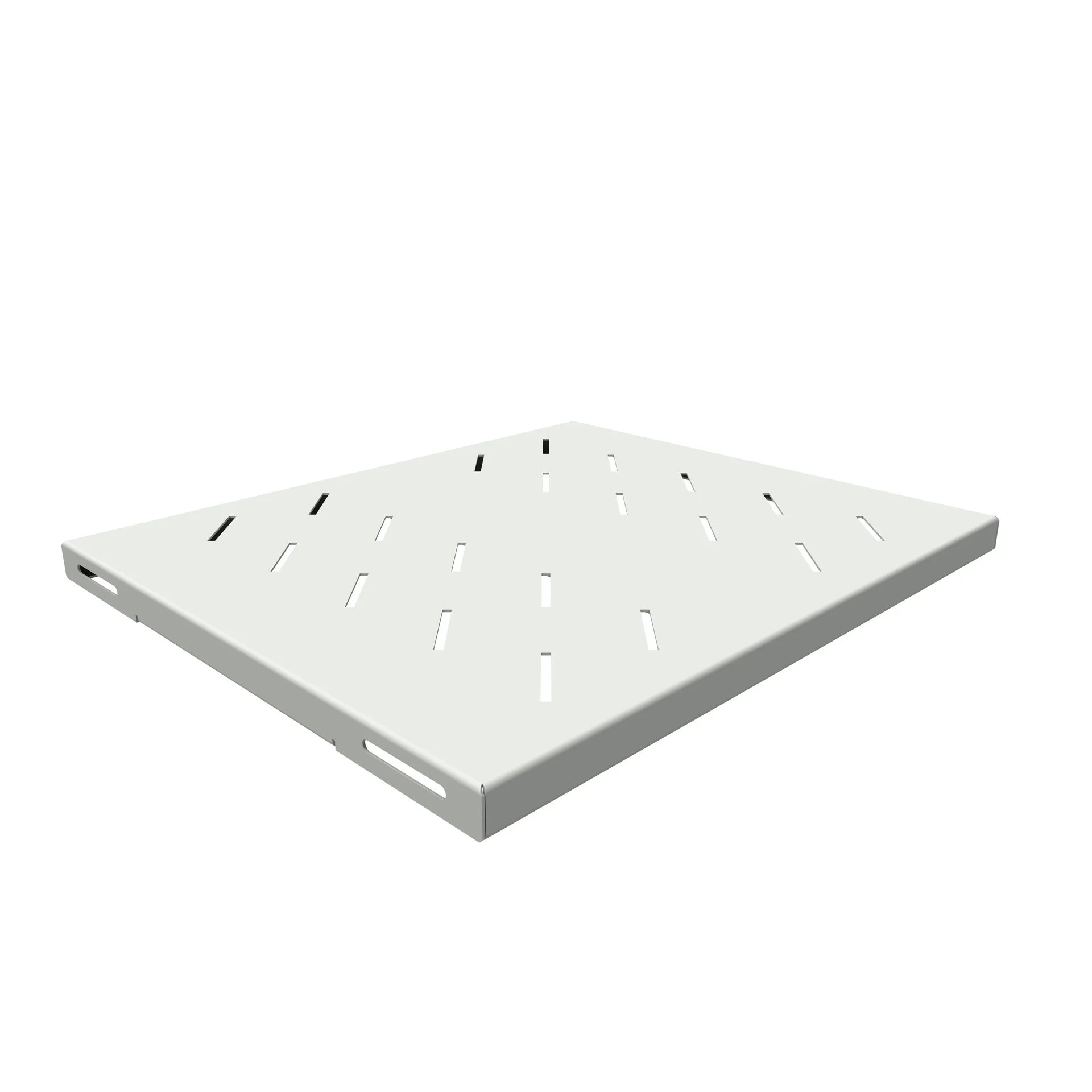 Полка стационарная усиленная для шкафов глубиной 600мм, (глубина полки 400мм) распределенная нагрузка 120кг, цвет-серый (SNR-SHELF-06040-120G)