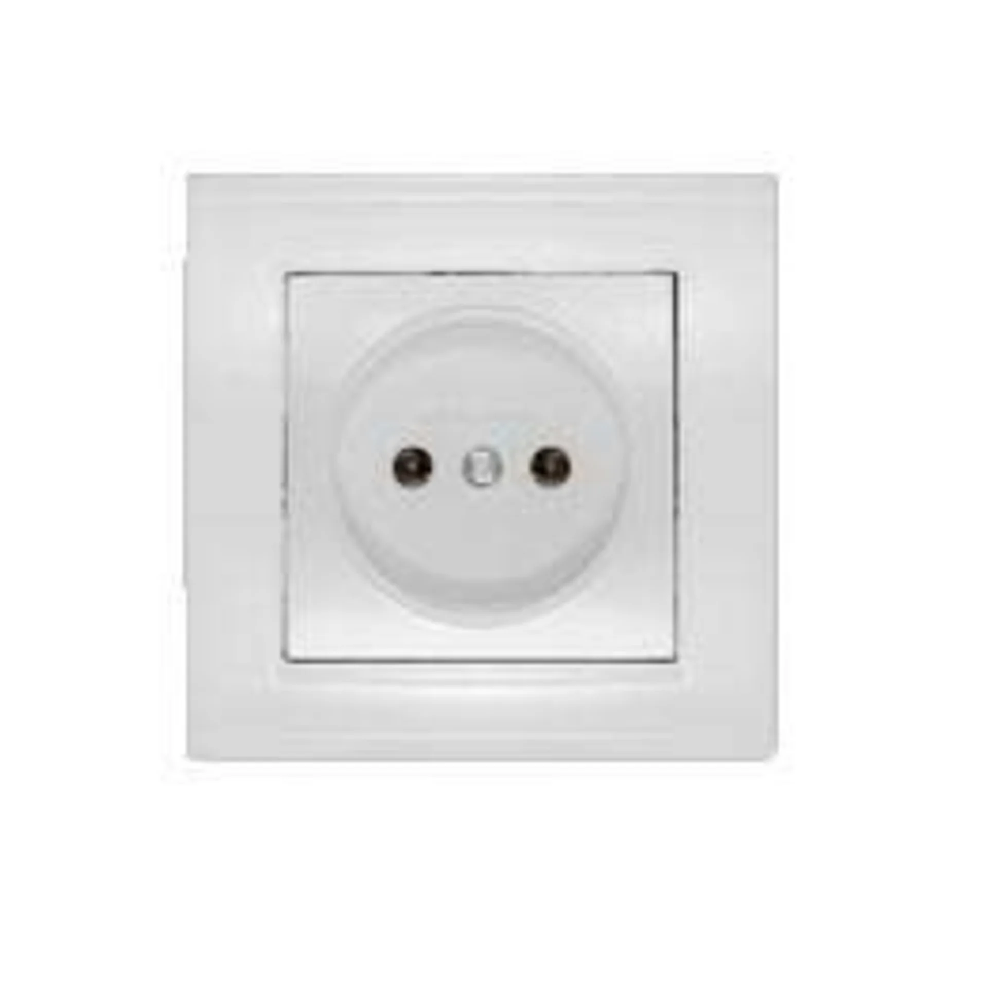 Розетка 1-м СП Бриллиант 16А IP20 без заземл. бел. UNIVersal 7947588