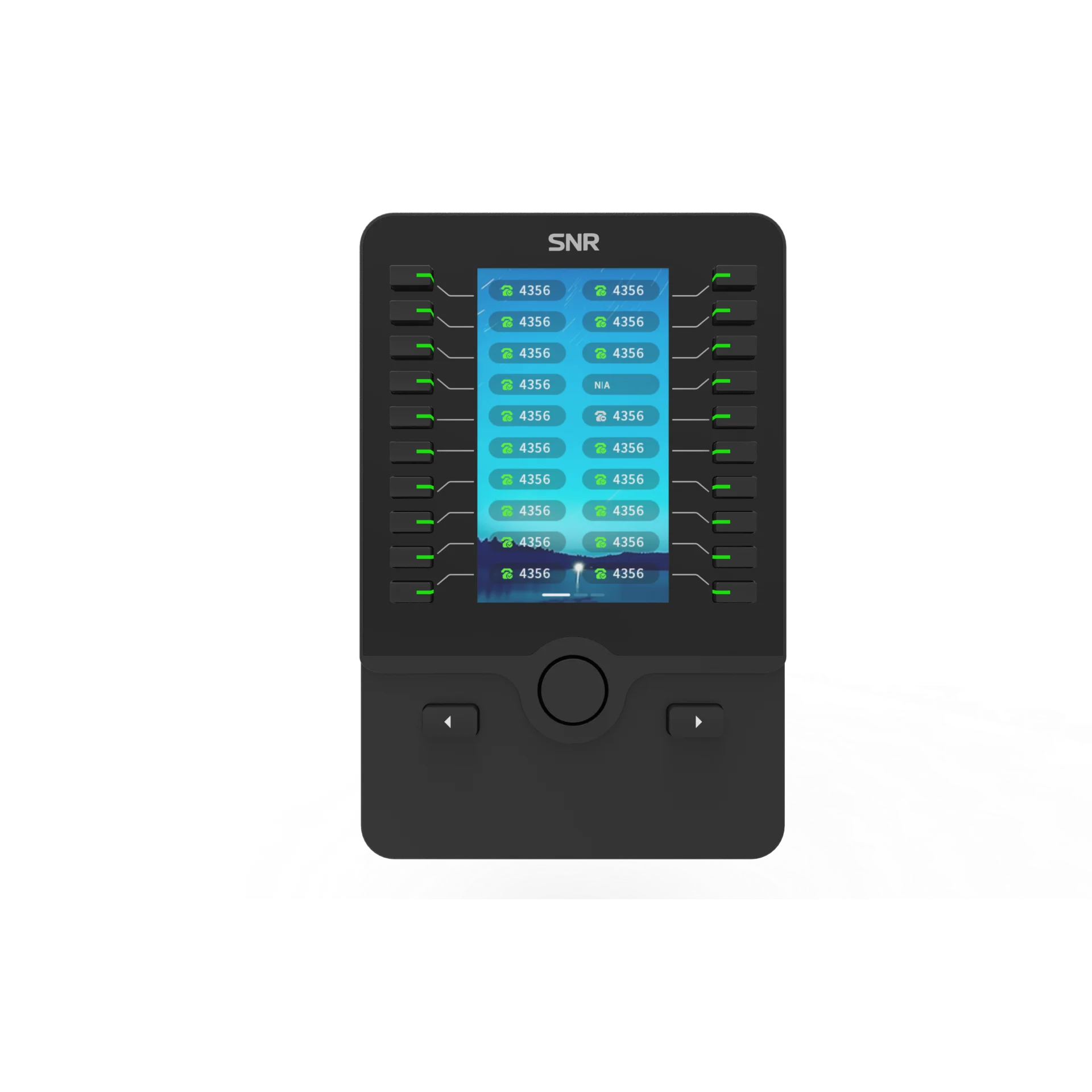 Панель расширения для IP-телефонов SNR-VP-76(77)-CG-P, 20 клавиш, цветной дисплей 4,3" 272х480, подсветка