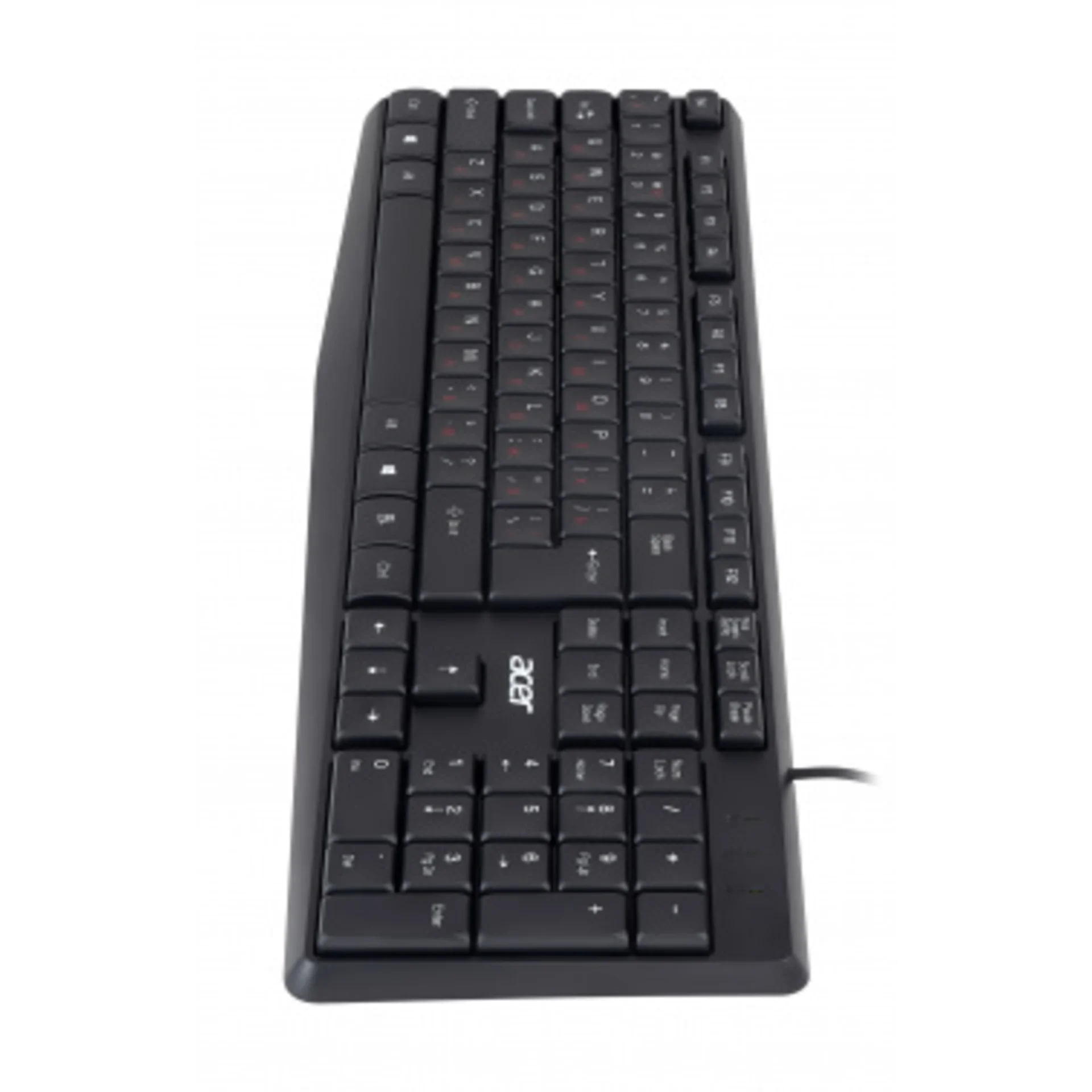 Клавиатура Acer OKW121 черный USB (ZL.KBDEE.00B)