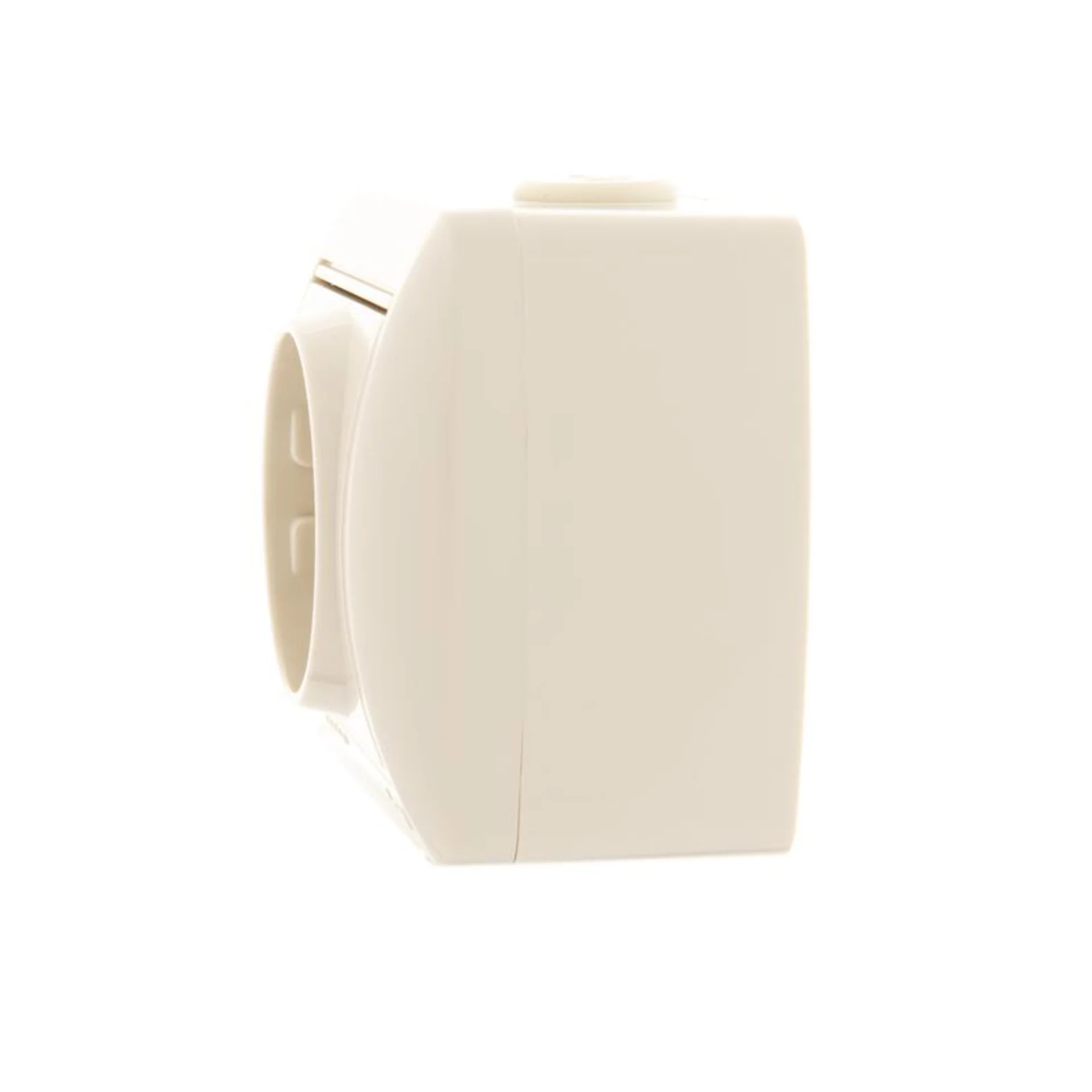 Розетка 1-м ОП Nata 16А IP20 с заземл. керамика крем. LEZARD 710-0300-122