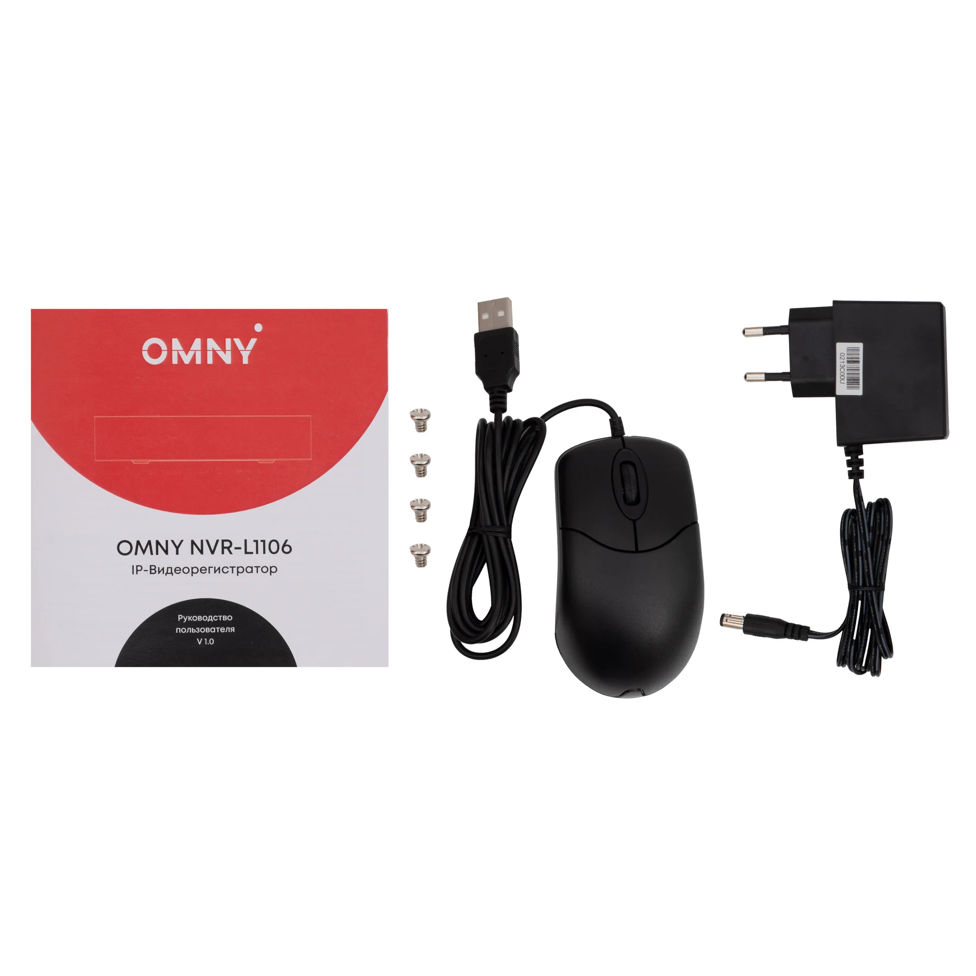 Видеорегистратор сетевой 6-канальный OMNY NVR-L1106