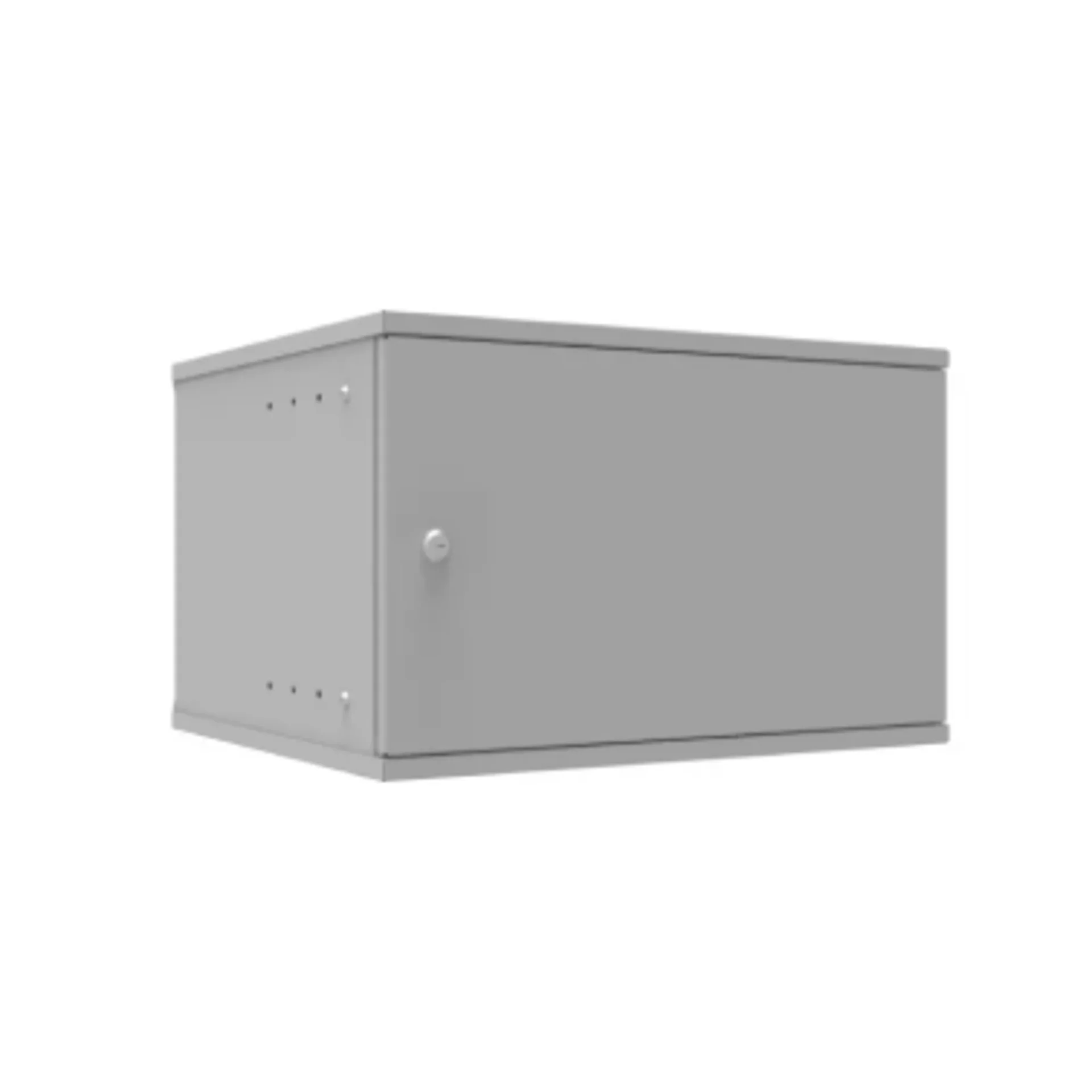 Шкаф телекоммуникационный настенный 6U, 523х450х332мм серия LITE (металлическая дверь)