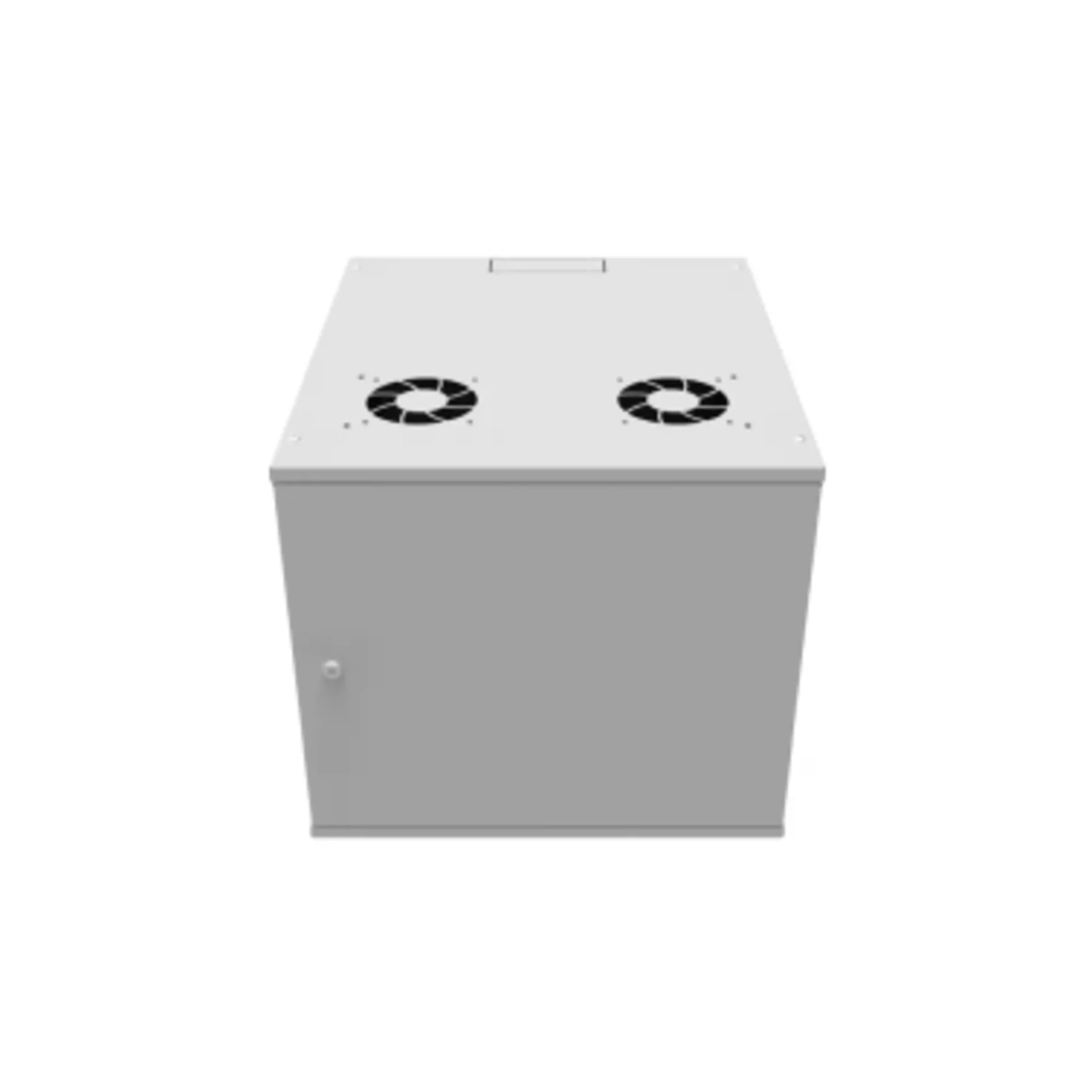 Шкаф телекоммуникационный настенный 9U, 523х600х465мм серия LITE (металлическая дверь)