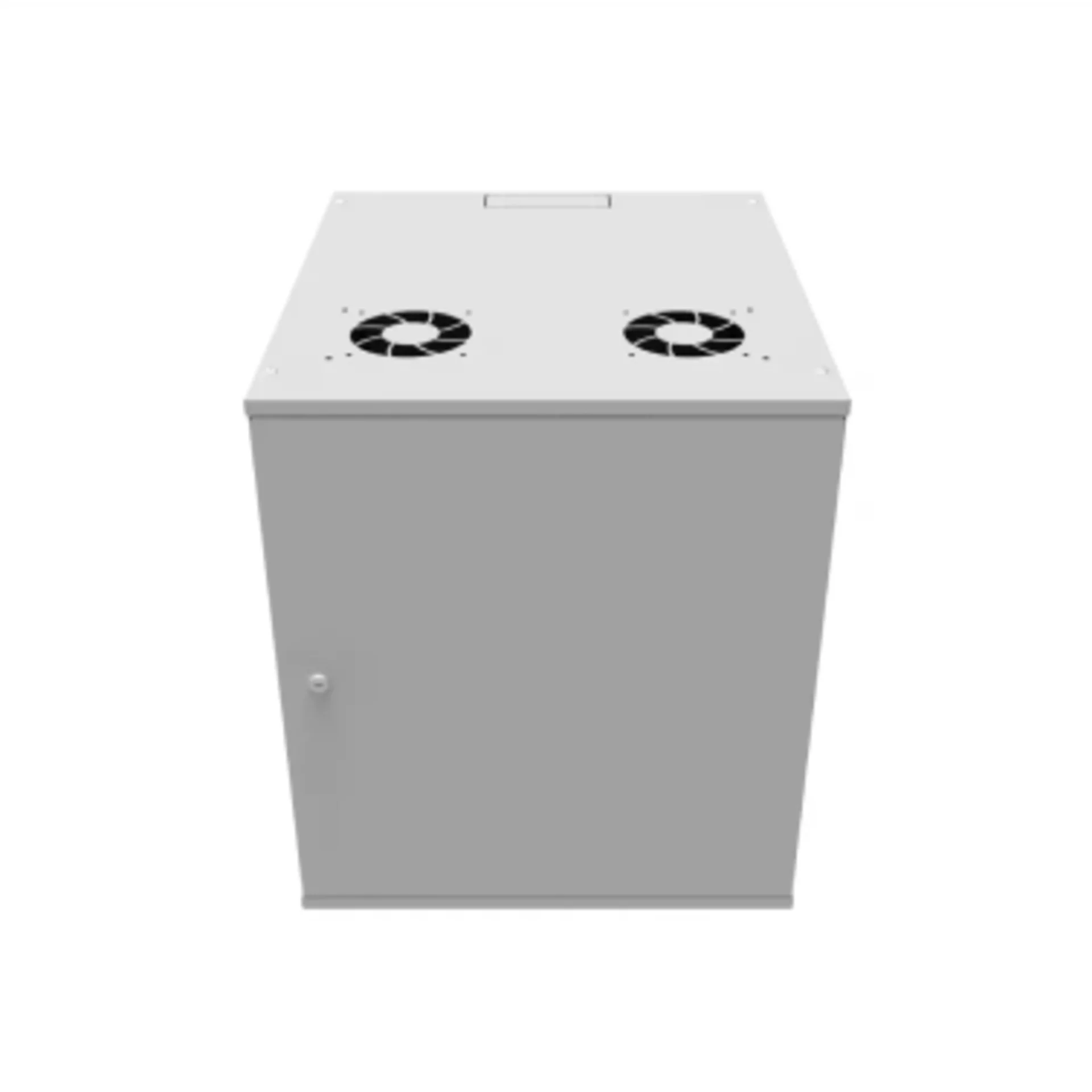 Шкаф телекоммуникационный настенный 12U, 523х600х599мм серия LITE (металлическая дверь)