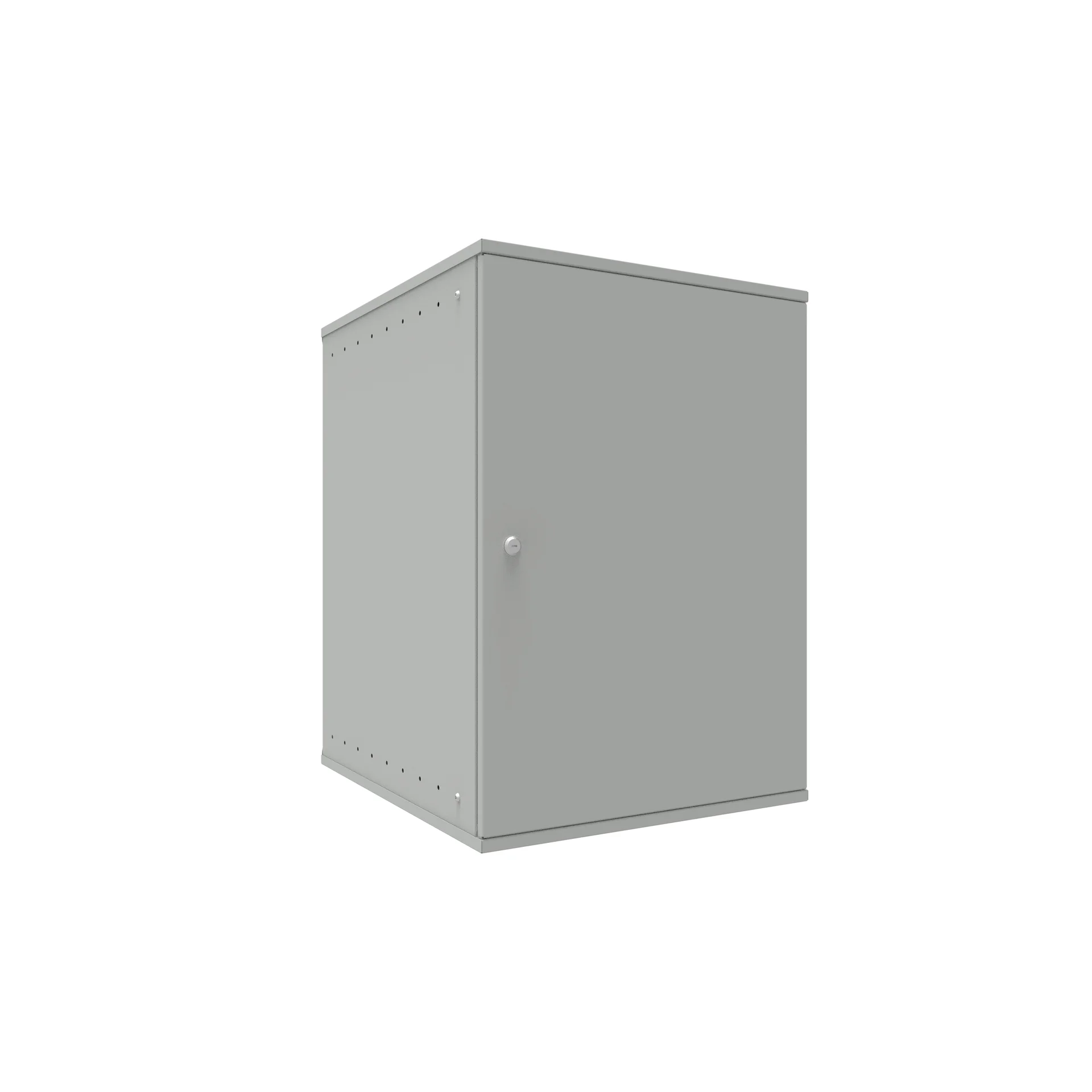 Шкаф телекоммуникационный настенный 15U, 523х600х732мм серия LITE (металлическая дверь)