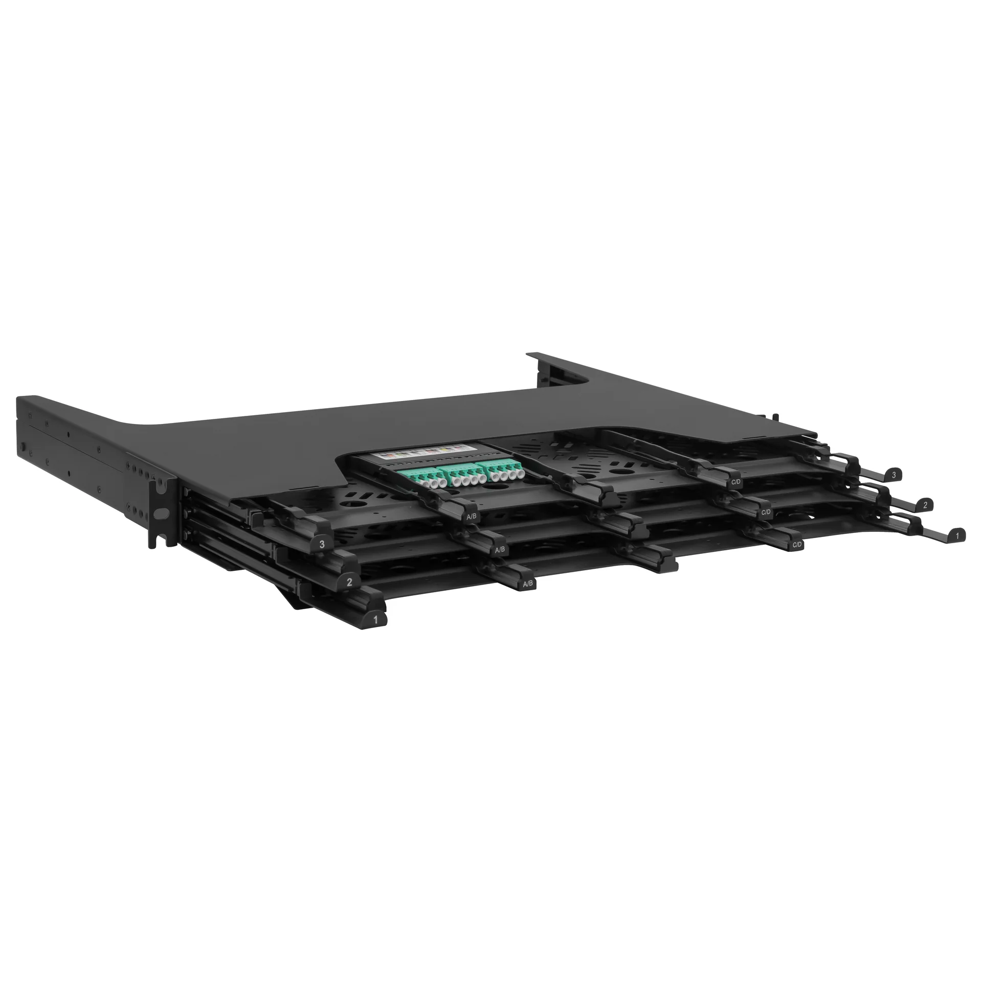 Коммутационная панель 1U под MPO кассеты на 144 порта