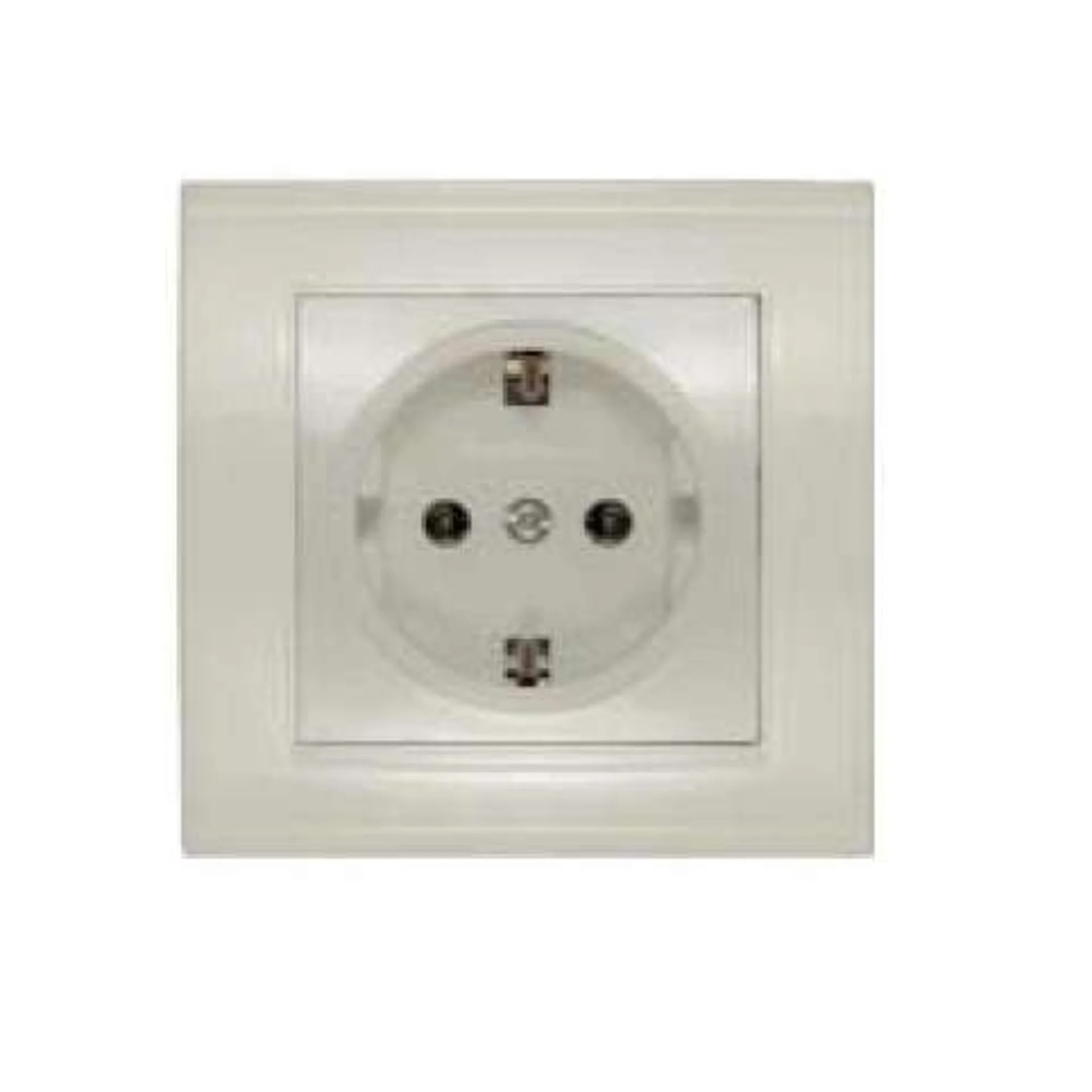 Розетка 1-м СП Бриллиант 16А IP20 с заземл. сл. кость UNIVersal 7948844