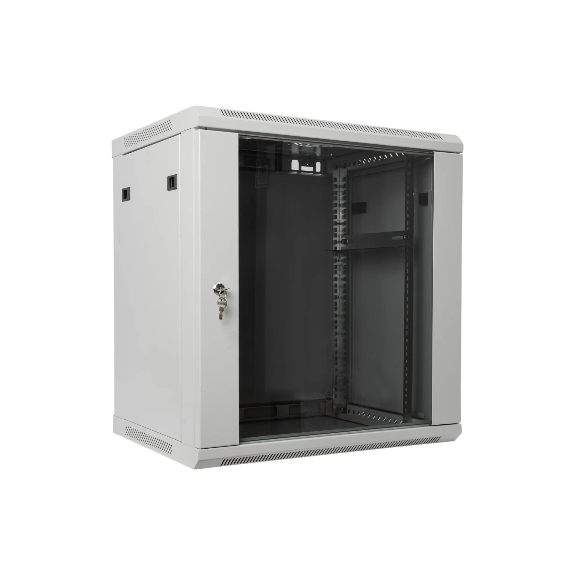 Шкаф телекоммуникационный настенный 12U, 600х450х635 (ШхГхВ)