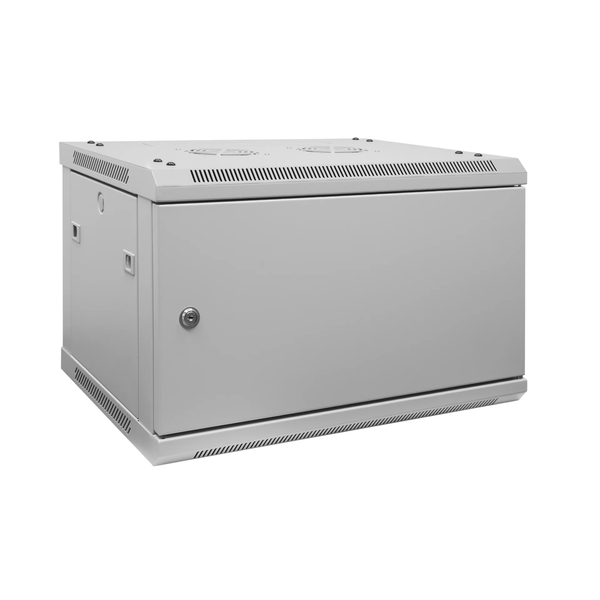 Шкаф телекоммуникационный настенный 9U, 600х450х500 (ШхГхВ) (металлическая дверь)