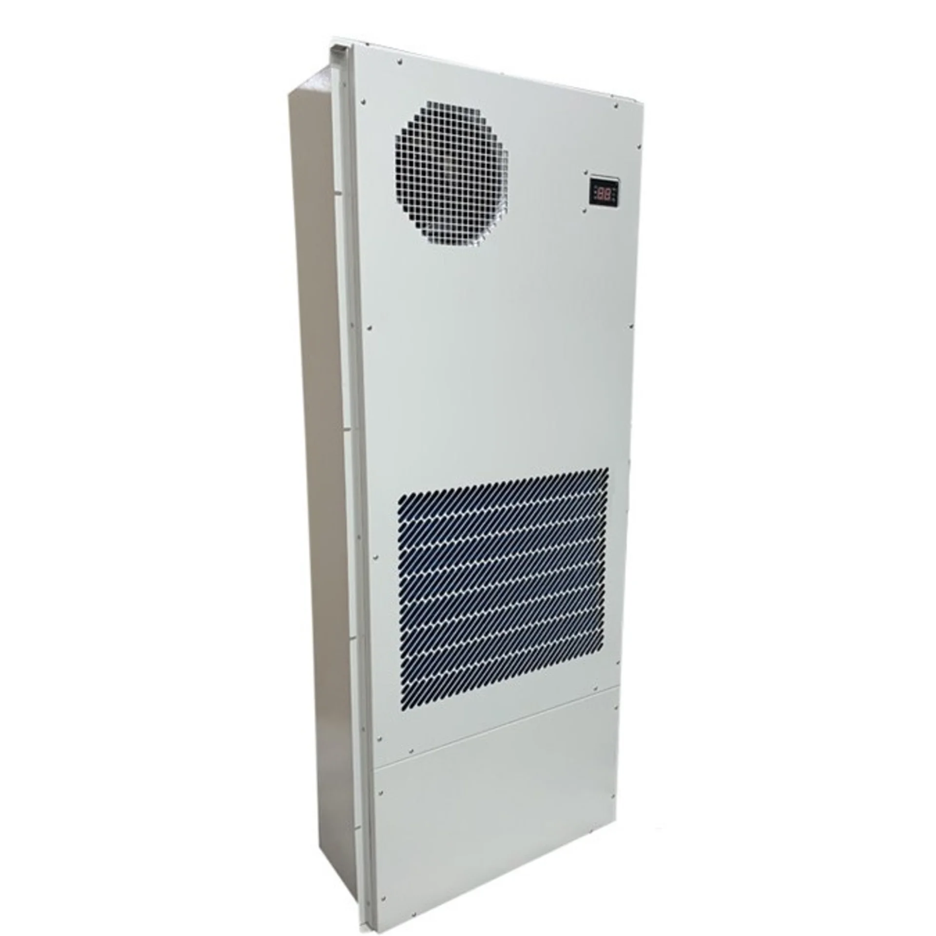 Кондиционер для установки в уличный шкаф, холодопроизводительность 7000Вт, со встроенным электрическим калорифером, 220В переменного тока
