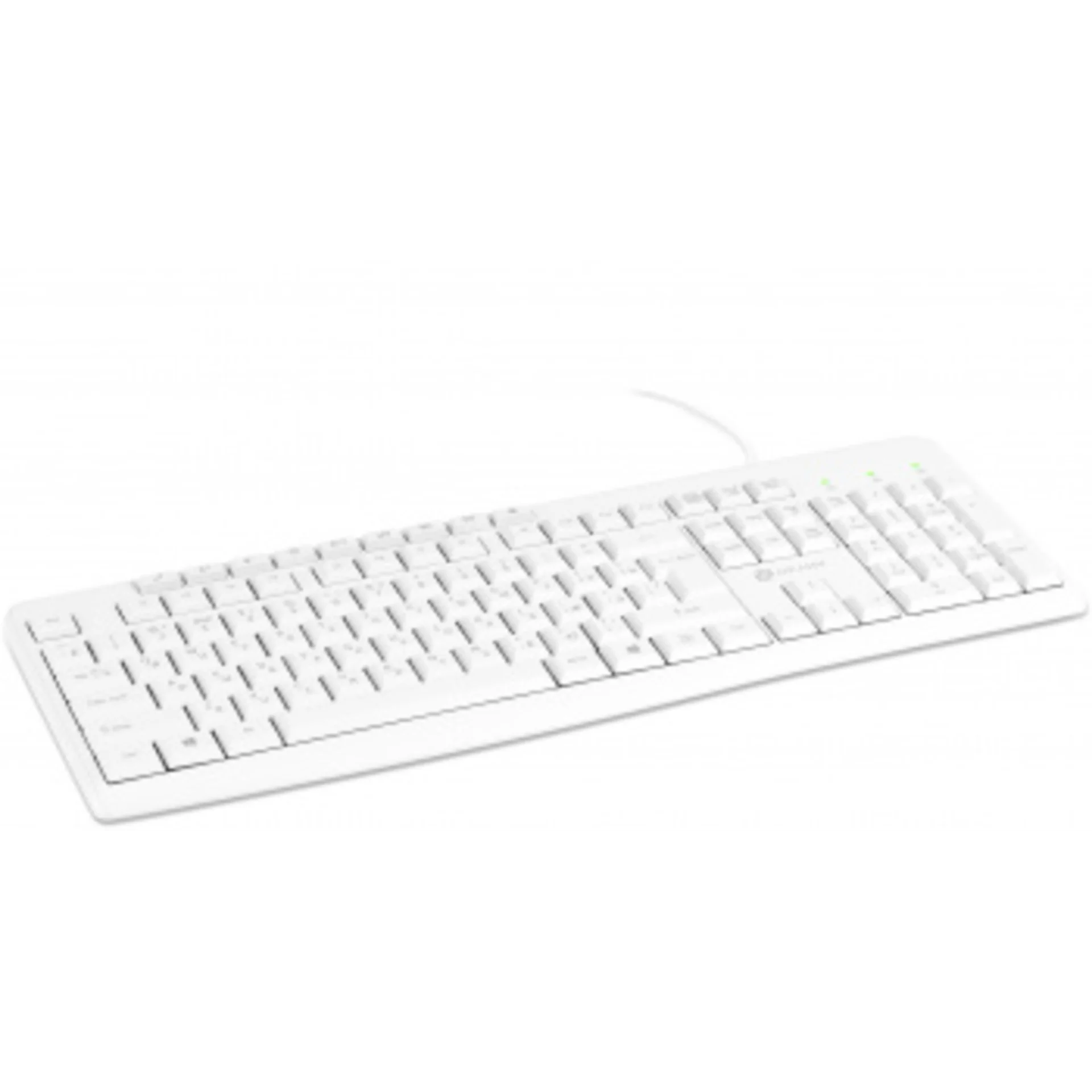 Клавиатура Оклик 305M белый USB Multimedia (1875227)