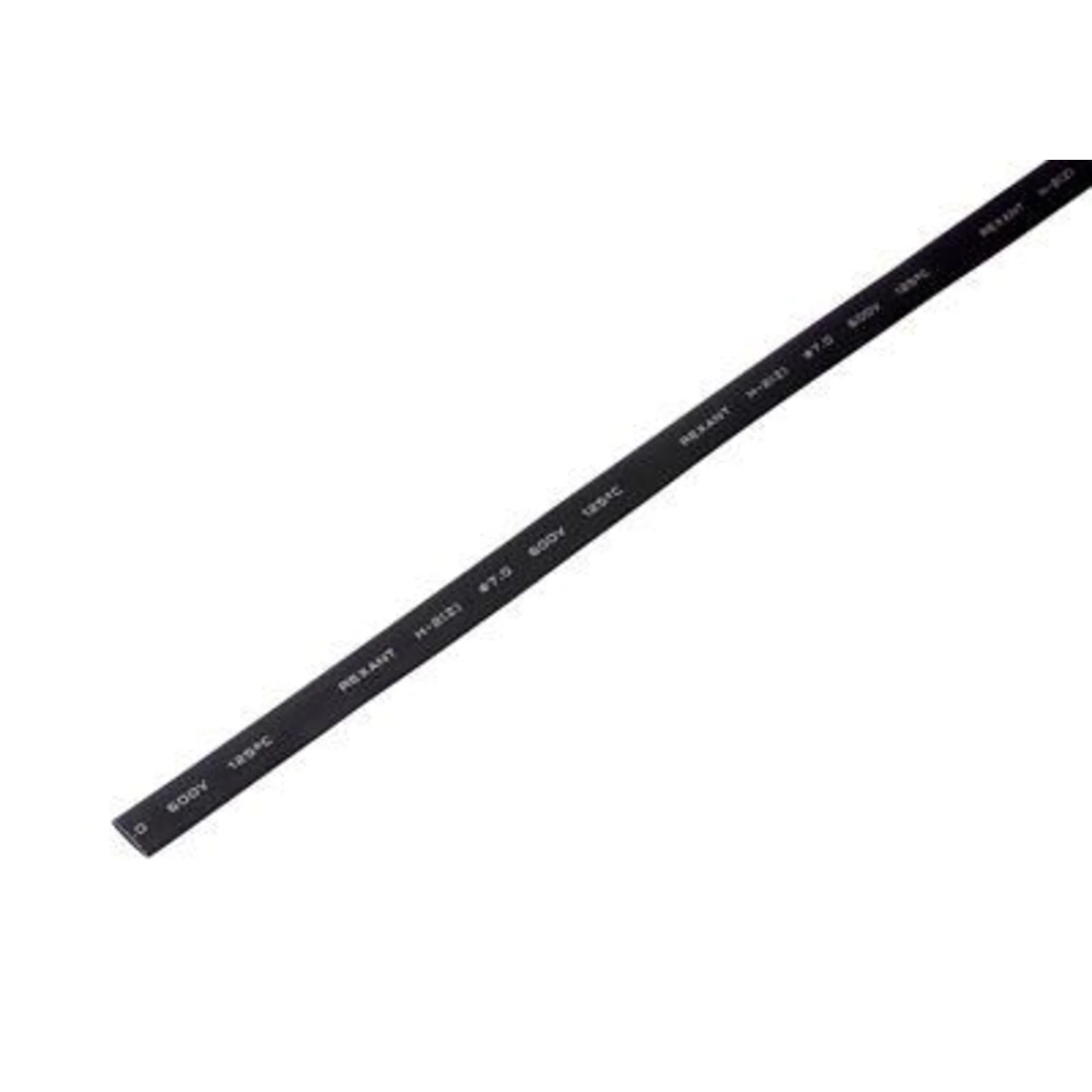 Трубка термоусадочная 7.0/3.5 1м черн. Rexant 20-7006