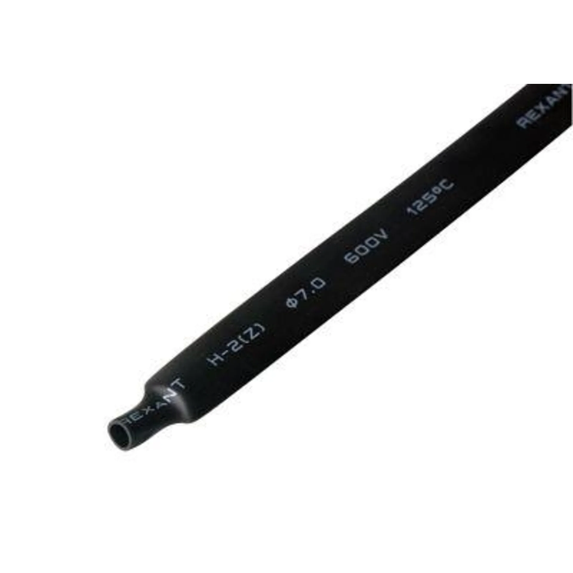 Трубка термоусадочная 7.0/3.5 1м черн. Rexant 20-7006