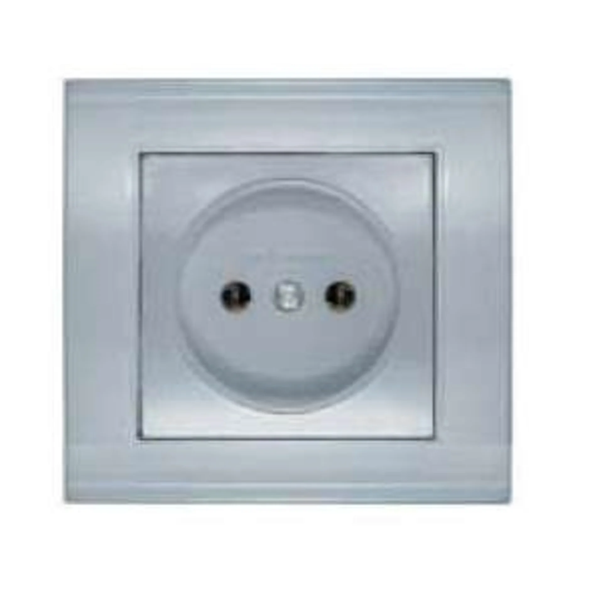 Розетка 1-м СП Бриллиант 16А IP20 без заземл. серебр. UNIVersal 7949834