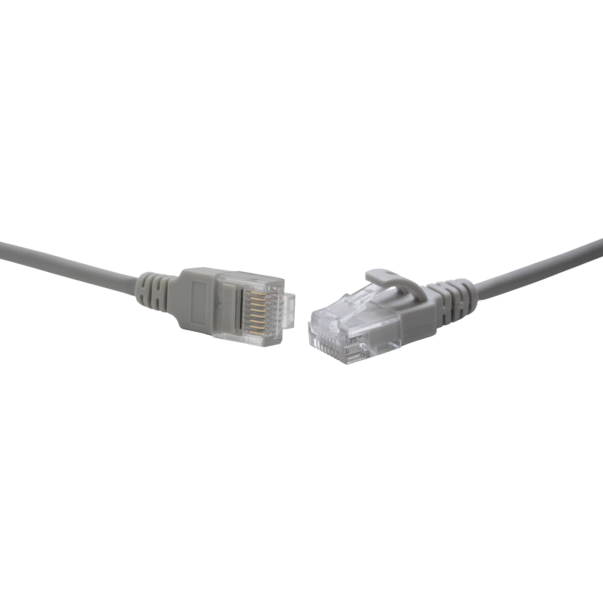 Коммутационный шнур U/UTP 4-х парный cat.6 3м LSZH серый (диаметр 3,8 мм)