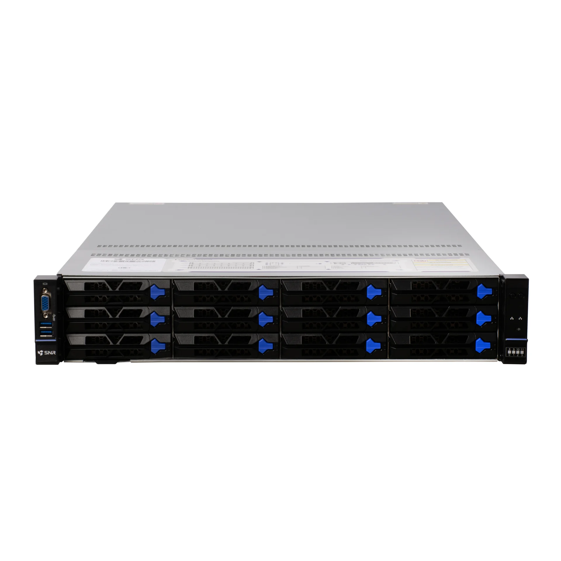 Серверная платформа SNR-SR2412LS-S, 2U, Scalable Gen4,5, DDR5, 12xHDD, резервируемый БП