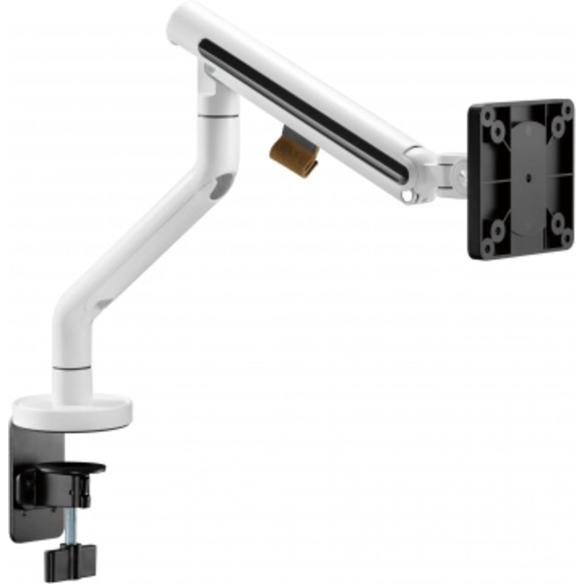 Кронштейн для мониторов Ultramounts UM725W белый 17"-32" макс.9кг крепление к столешнице поворот и н