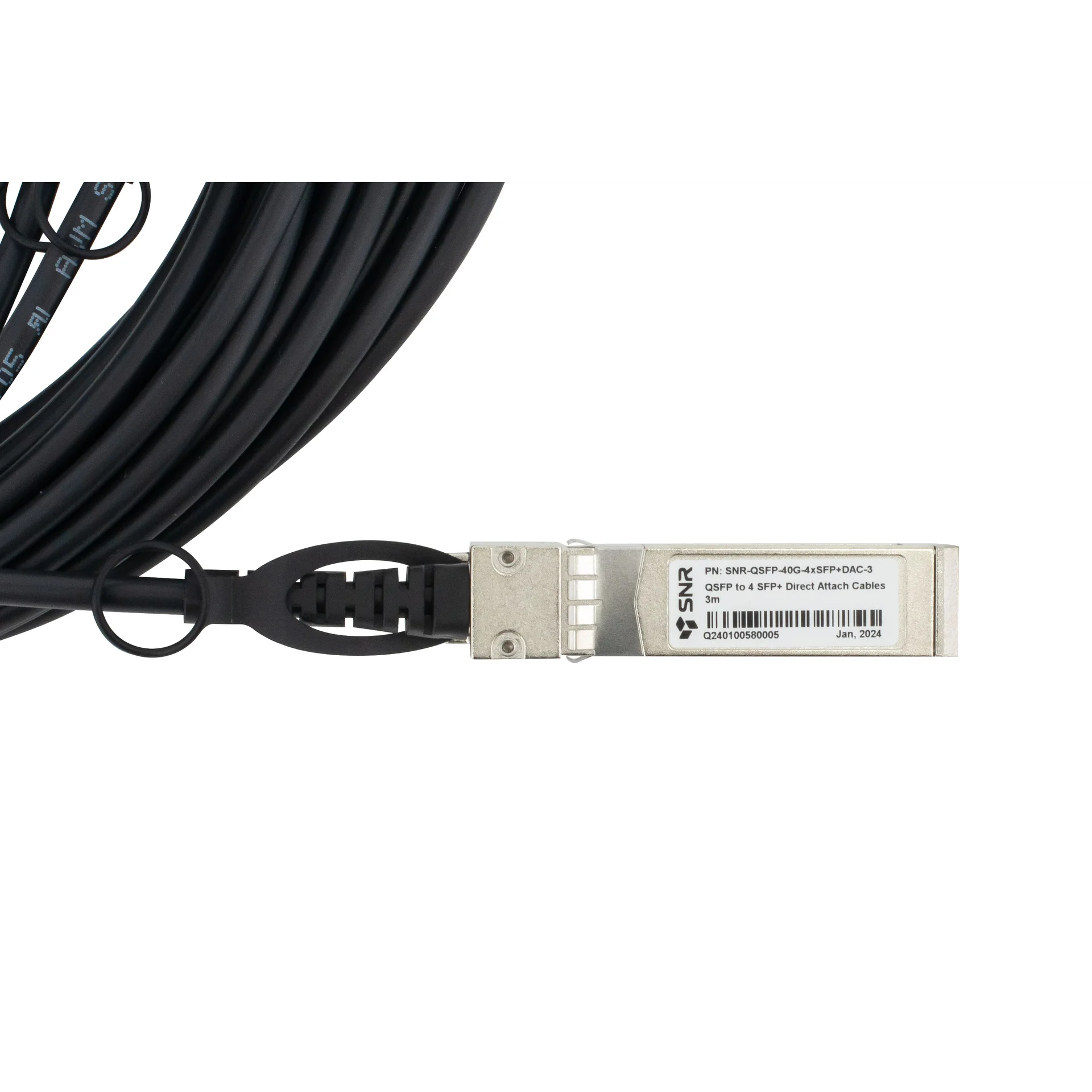 Модуль 40G QSFP-40G->4xSFP+ DAC, дальность до 3м