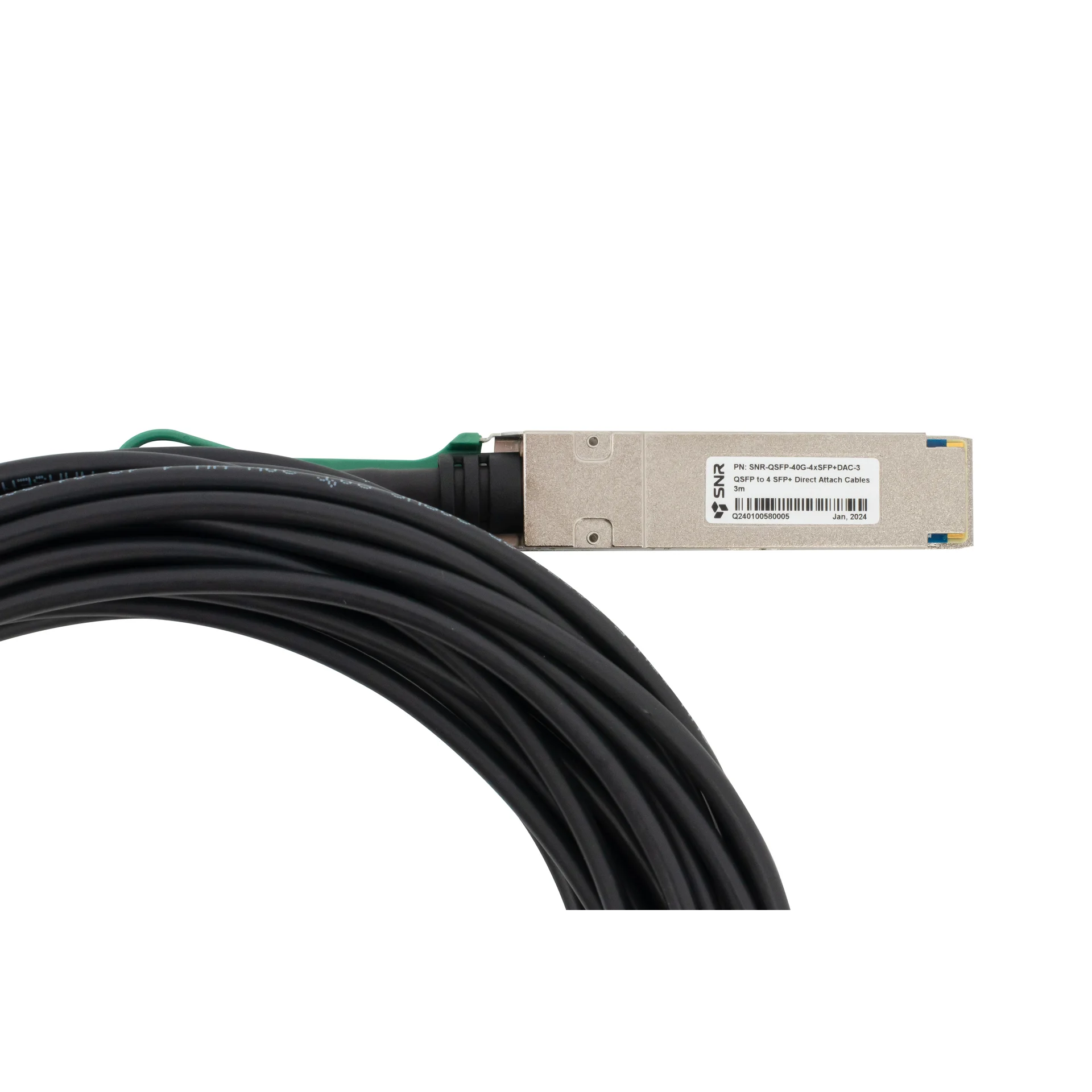 Модуль 40G QSFP-40G->4xSFP+ DAC, дальность до 3м