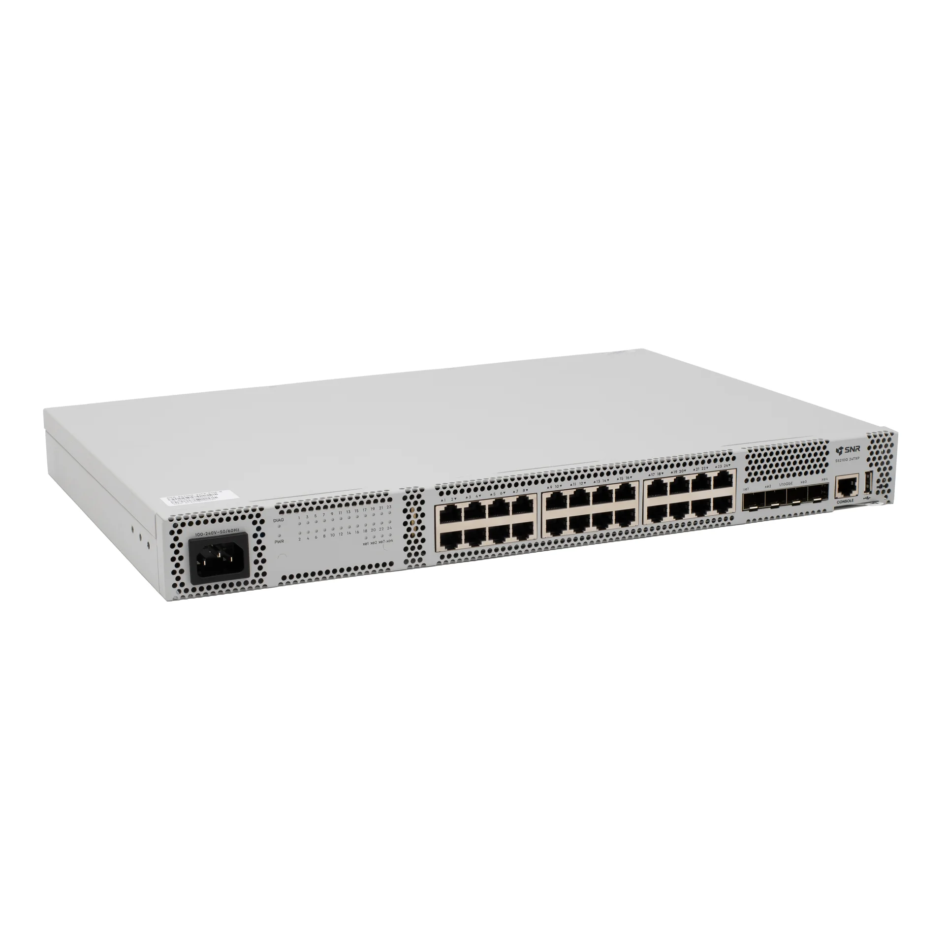 Управляемый PoE коммутатор уровня 2+ SNR-S5210G-24TX-POE-R
