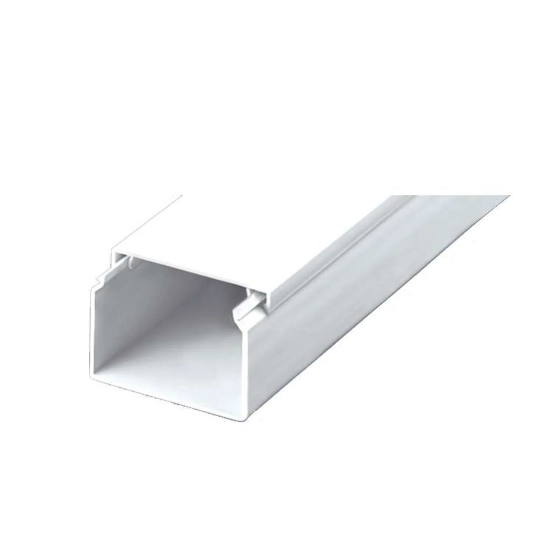 Кабель-канал 80х60 L2000 с двойным замком пластик Урал Пак КК-19080060-016