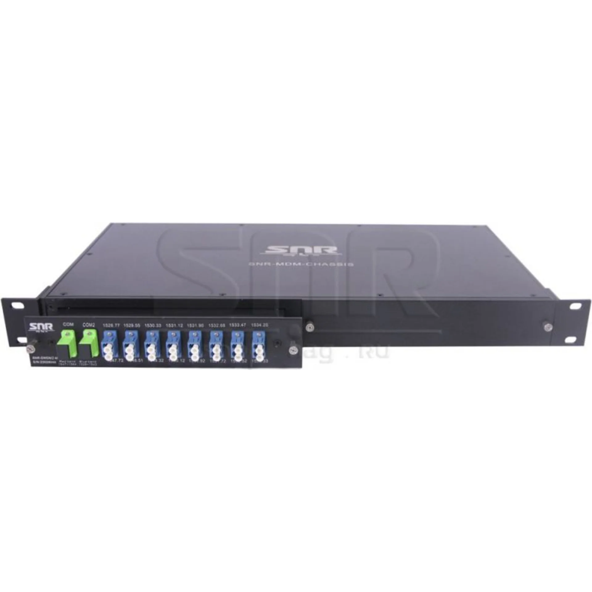 Мультиплексор DWDM двухволоконный 8-канальный в 1/2-слоте