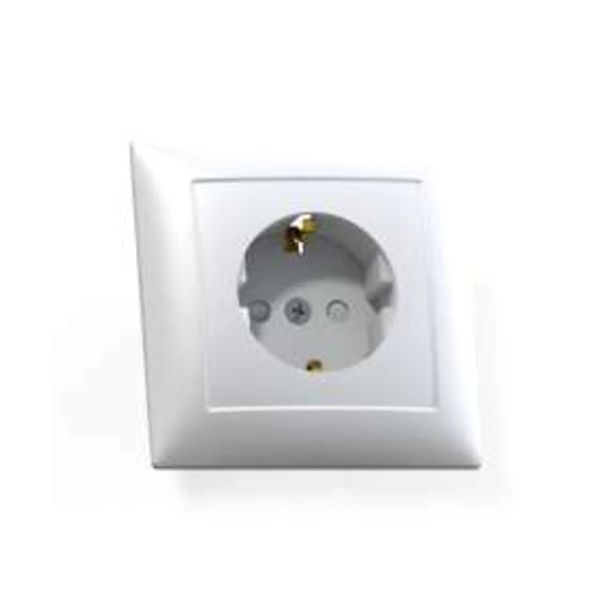 Розетка 1-м СП Селена РС16-400 16А IP20 с заземл. защ. шторки бел. Кунцево 8121