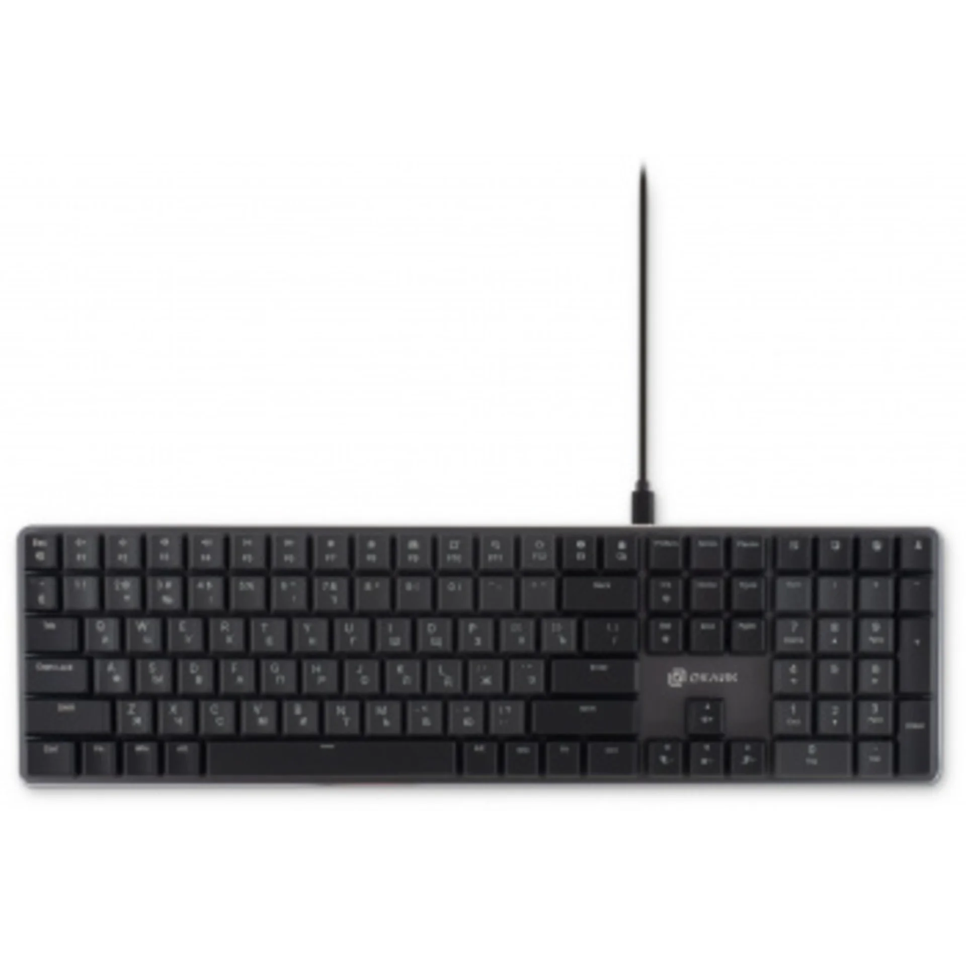 Клавиатура Оклик K953X механическая черный/серый USB Multimedia LED (1901086)