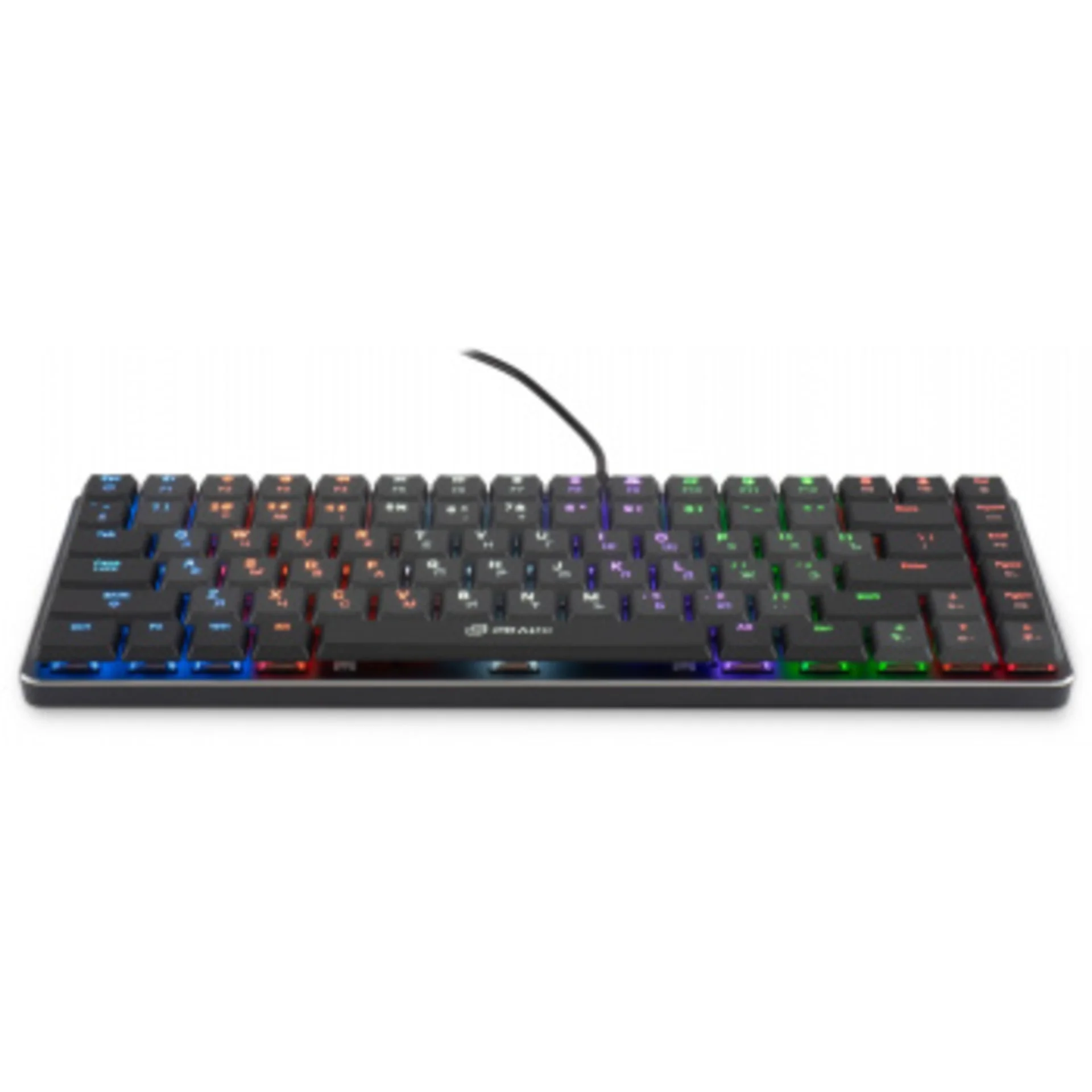 Клавиатура Оклик K615X механическая черный/серебристый USB Multimedia LED (1934413)