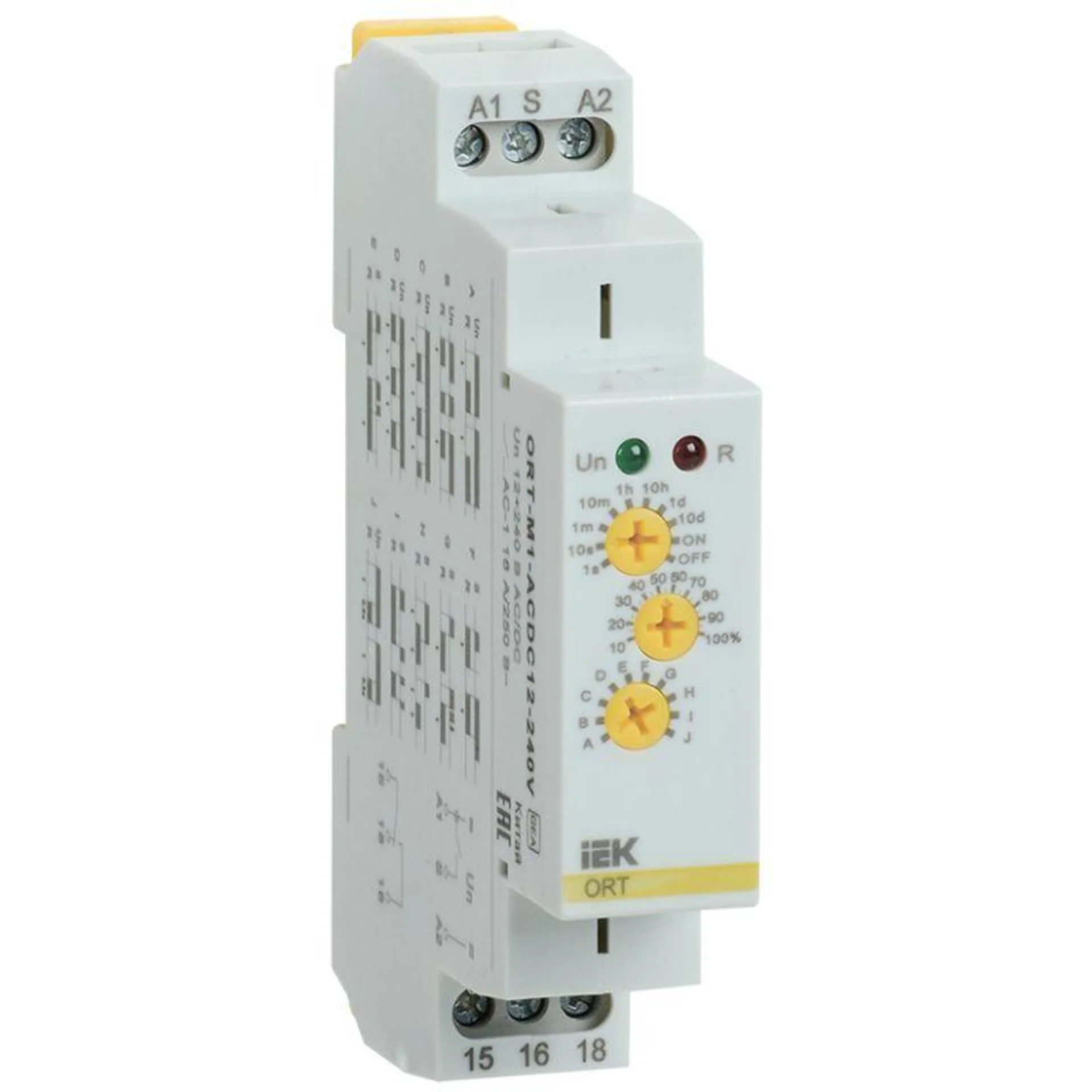 Реле времени многофункц. ORT 1 контакт 12-240В AC/DC IEK ORT-M1-ACDC12-240V