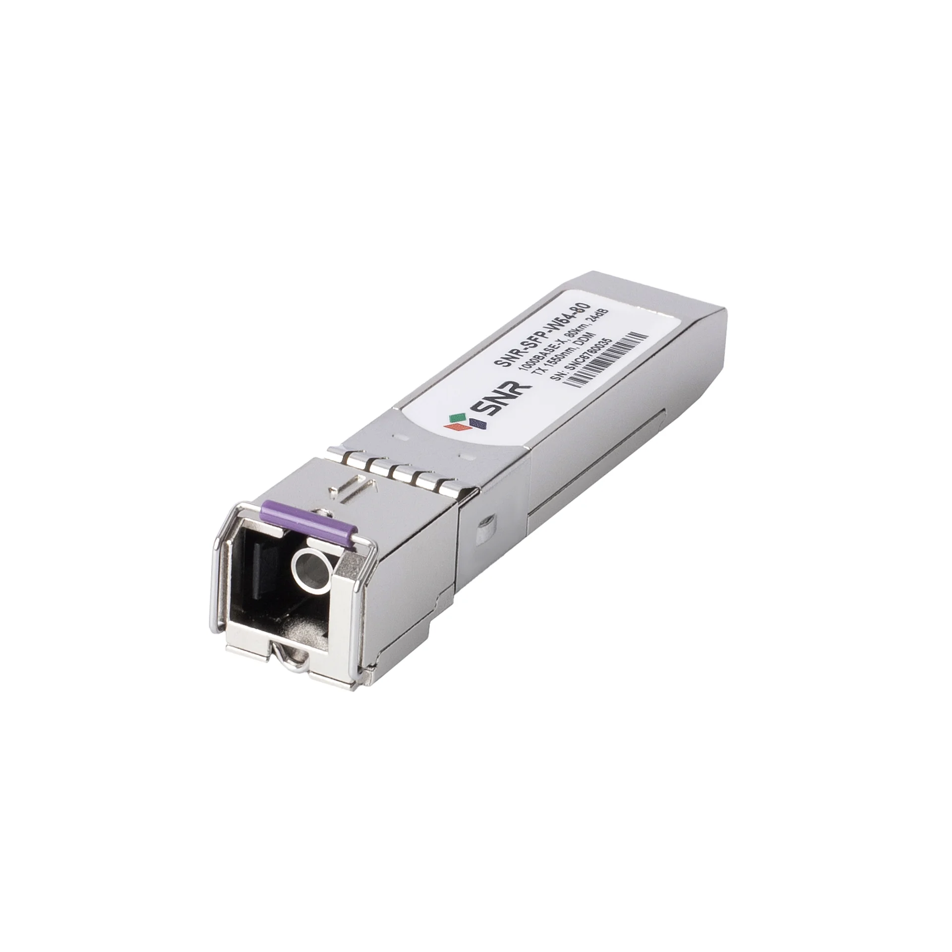 Модуль SFP WDM, дальность до 80км (24dB), 1550/1490нм