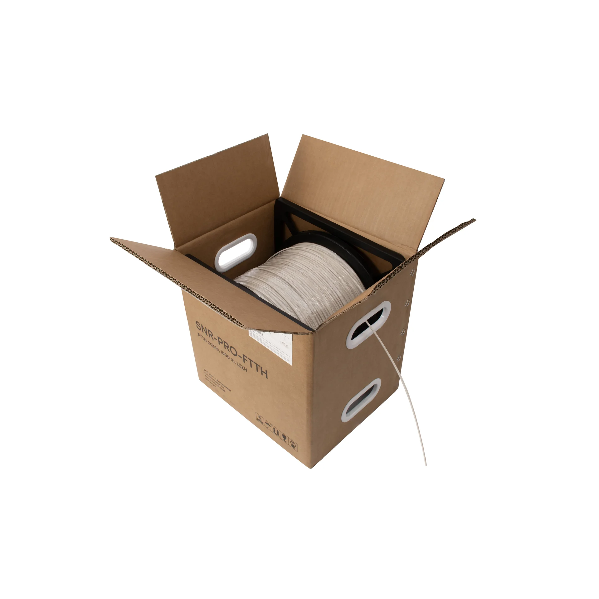 Кабель оптический SNR PRO FTTH, 1 волокно, белый