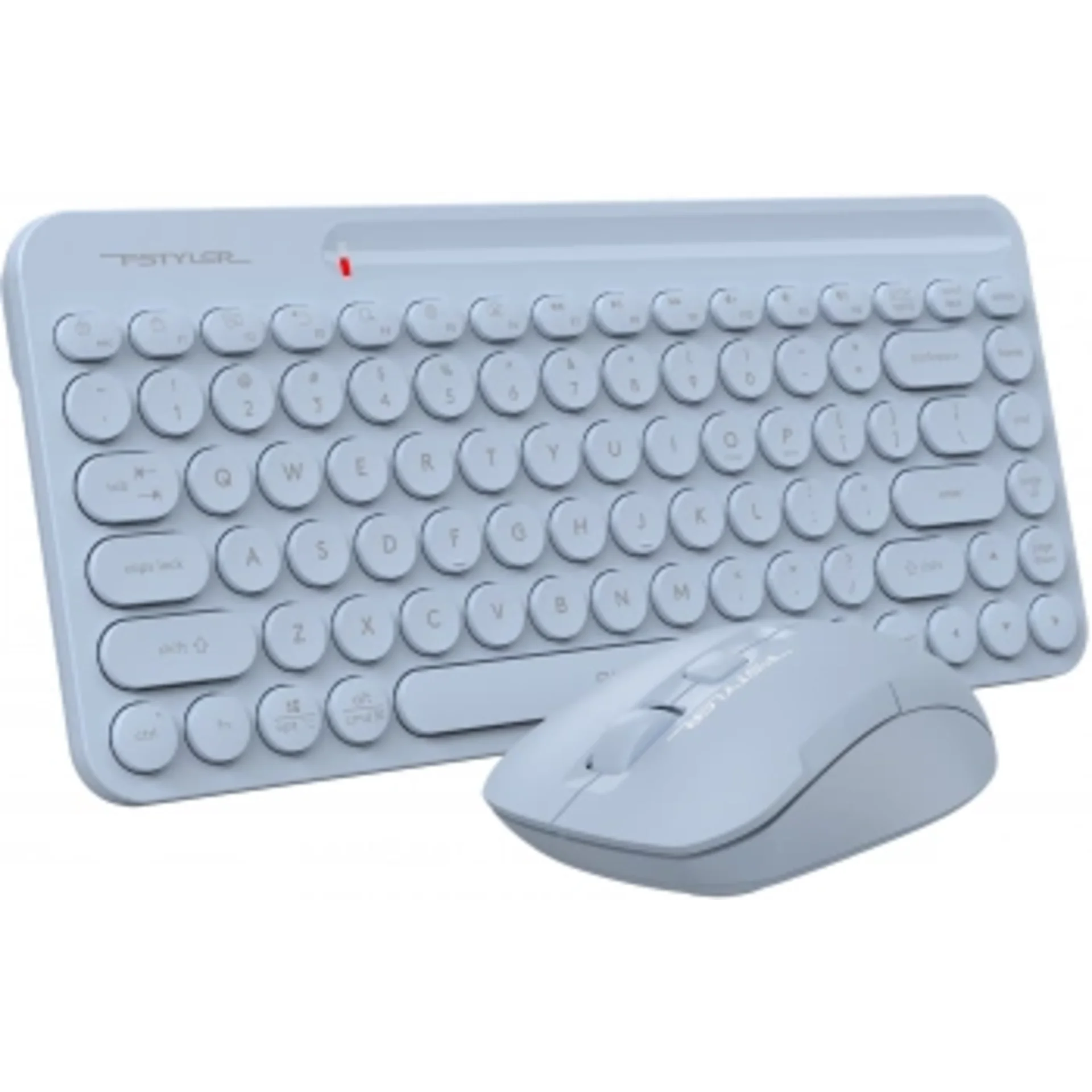 Клавиатура + мышь A4Tech Fstyler FG3200 Air2 клав:синий мышь:синий USB беспроводная slim Multimedia
