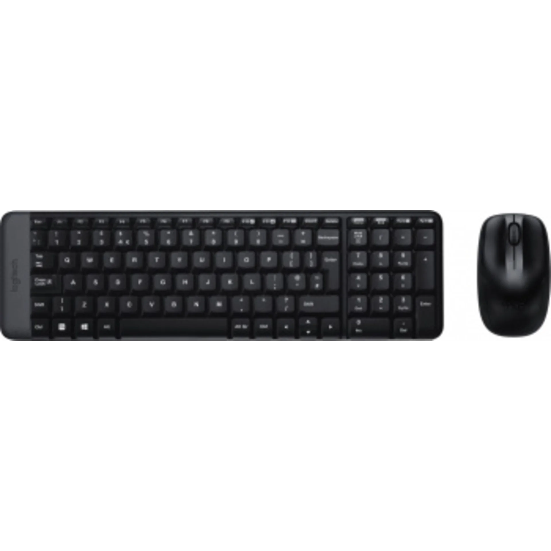 Клавиатура + мышь Logitech MK220 клав:черный мышь:черный USB беспроводная (920-003161)